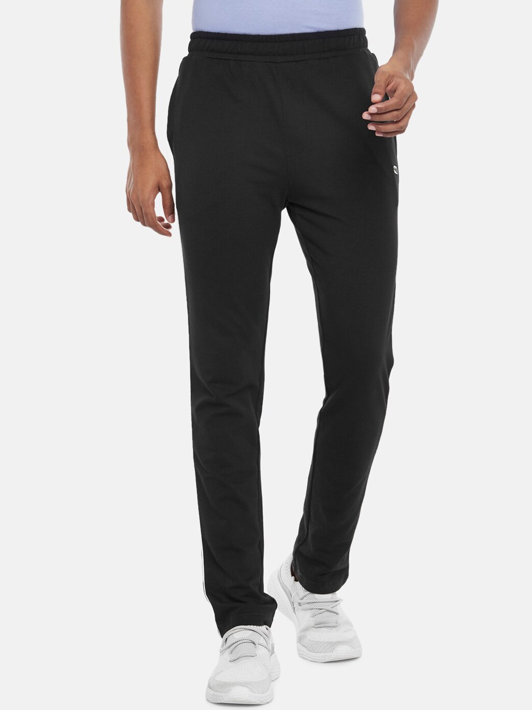 

Ajile by Pantaloons Men Black Solid Slim-Fit Track Pants