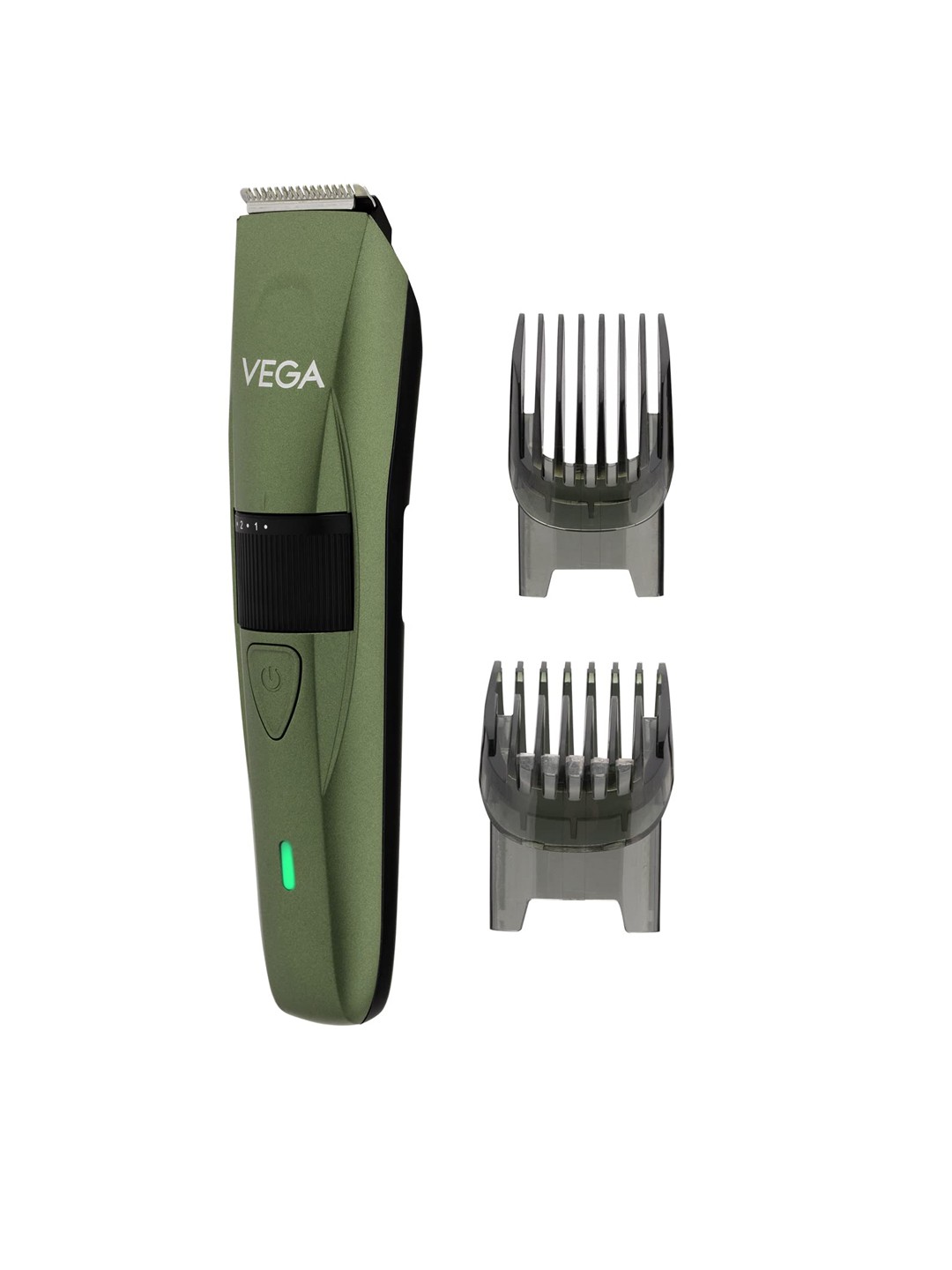 

VEGA Men P1 Battery Powered Beard Trimmer with 160Min Runtime & 40 Length Settings VHTH-25, Green