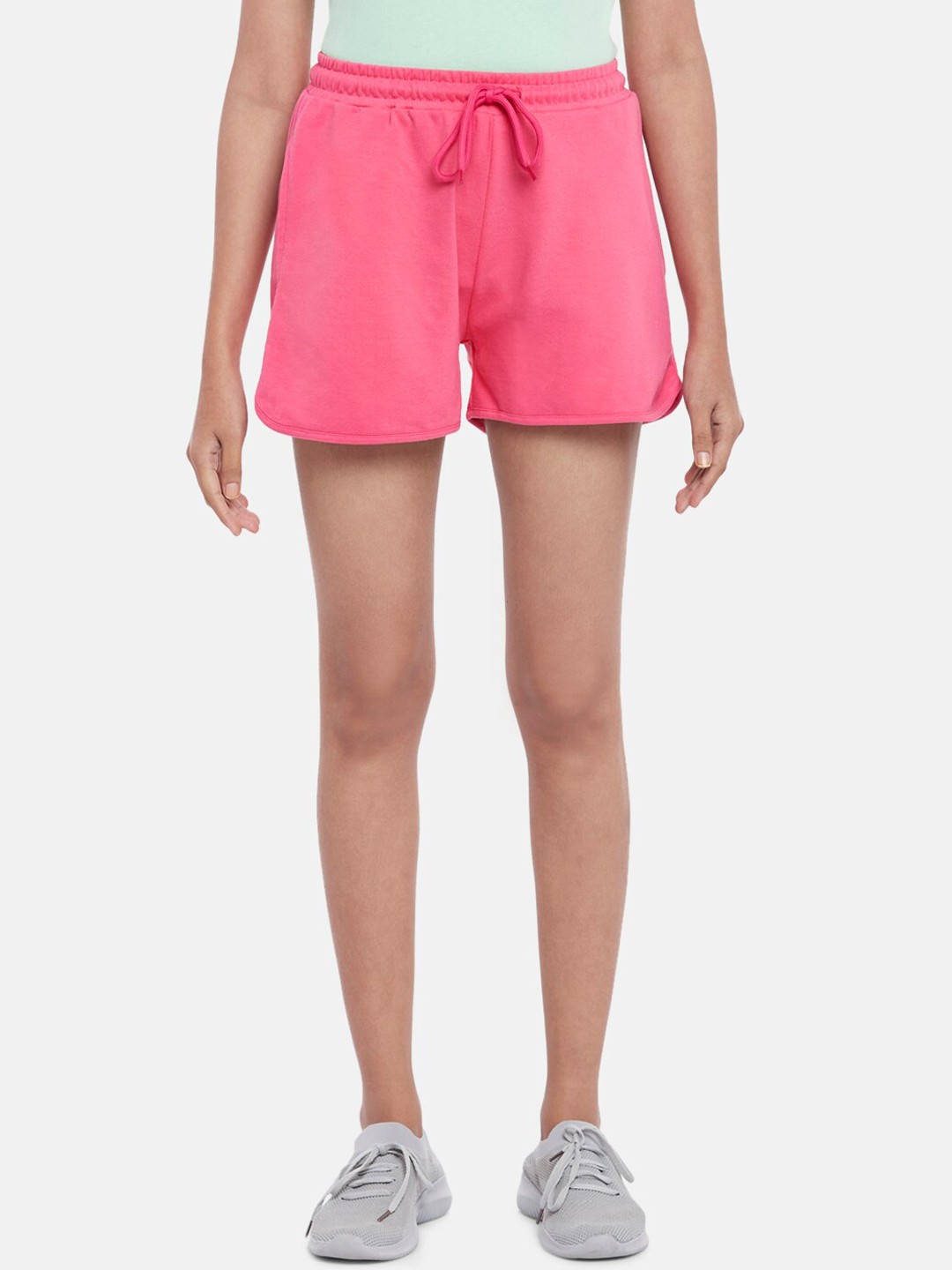 

Ajile by Pantaloons Women Pink Solid Shorts