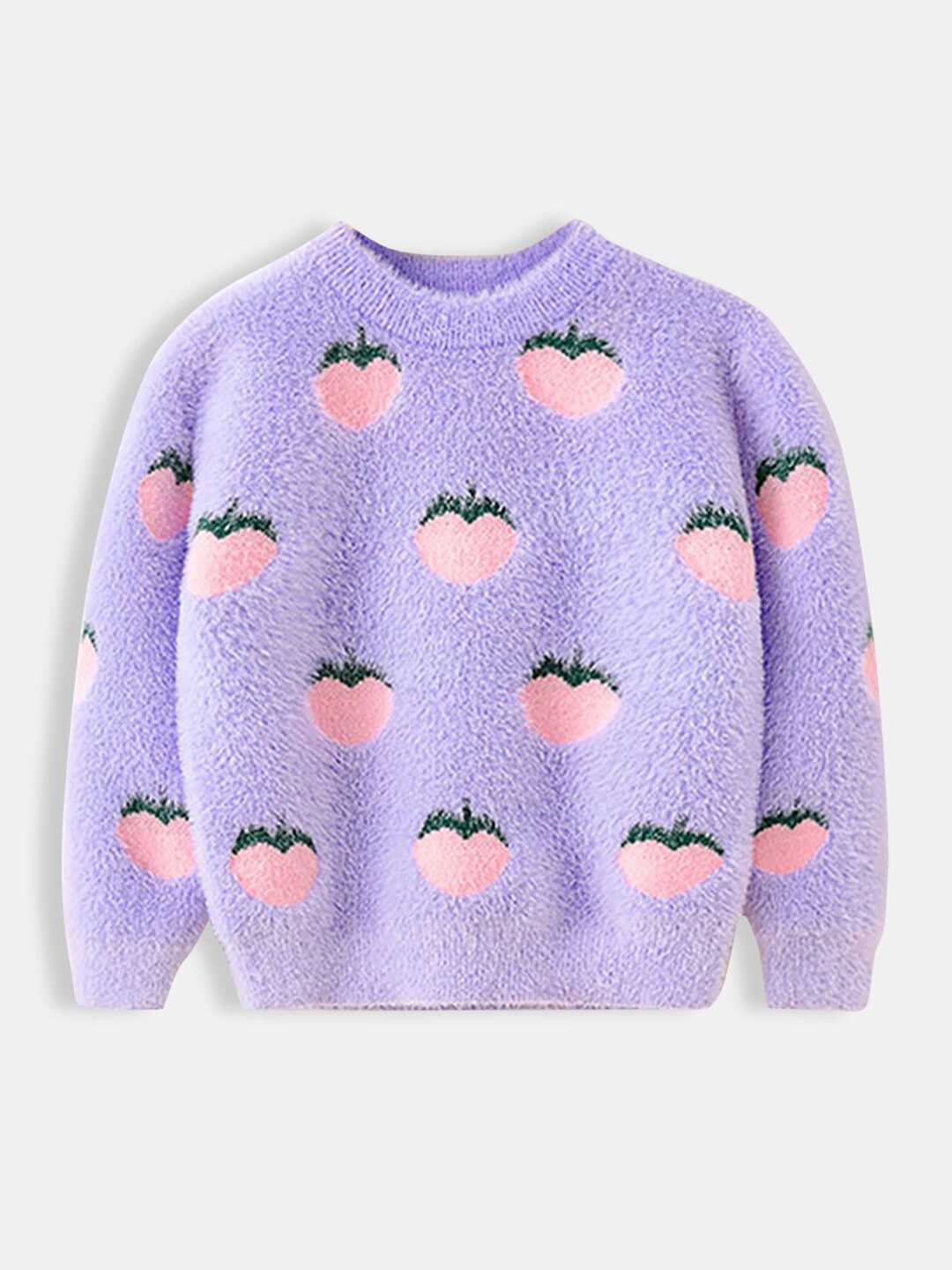 

Hopscotch Girls Purple & Peach Pullover