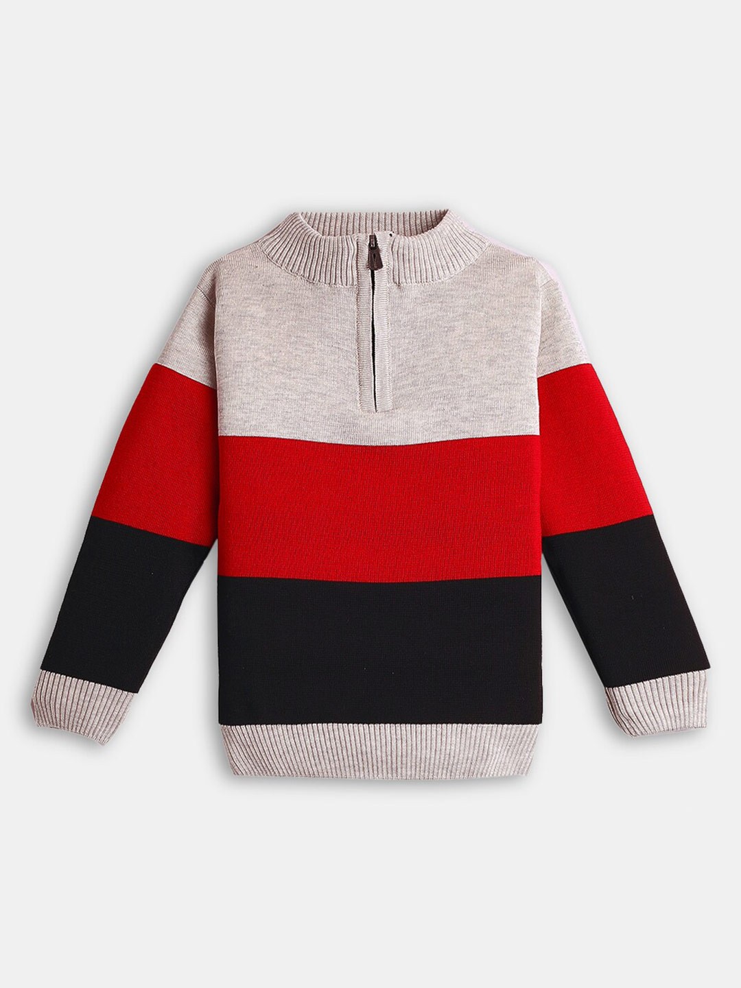 

Hopscotch Boys Maroon & Red Striped Pullover
