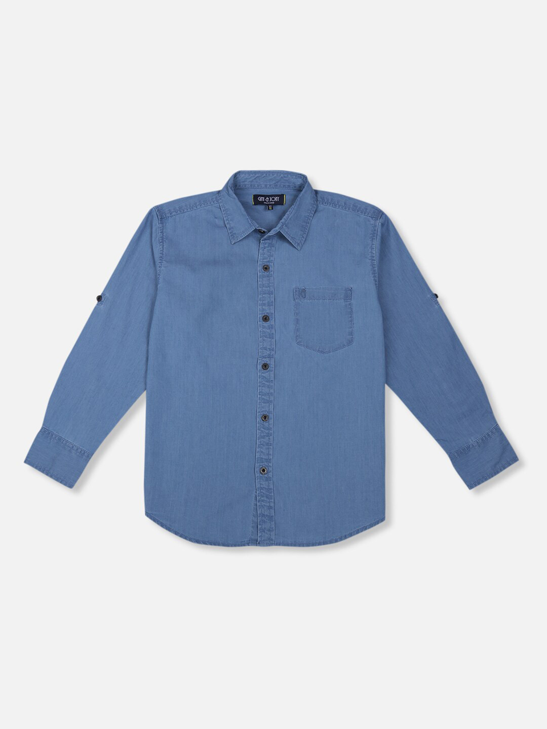 

Gini and Jony Boys Blue Casual Shirt