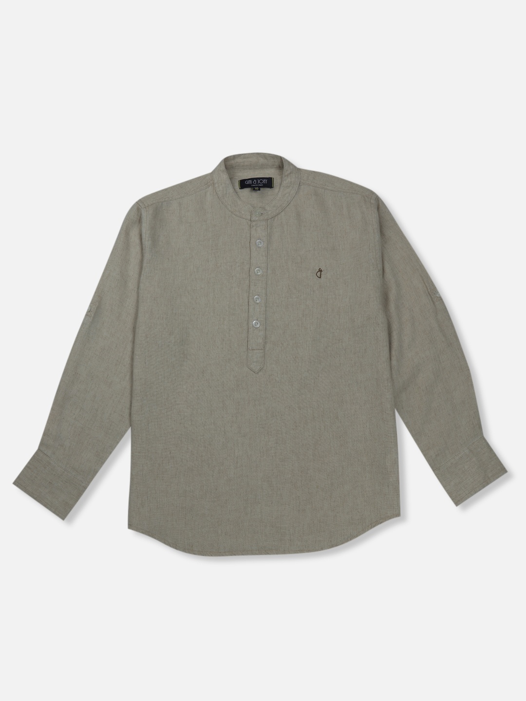 

Gini and Jony Boys Brown Casual Shirt