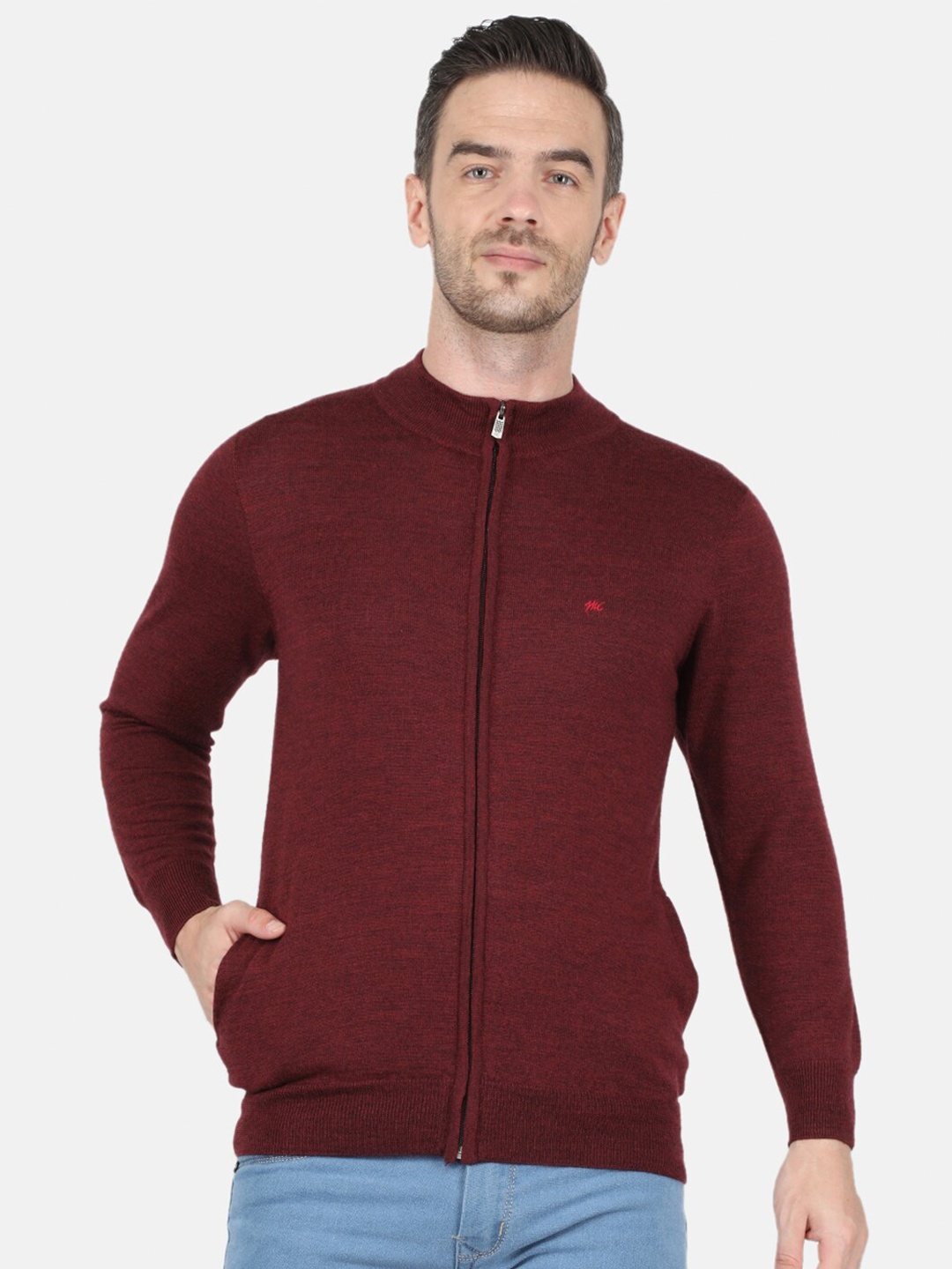 

Monte Carlo Men Maroon Cardigan
