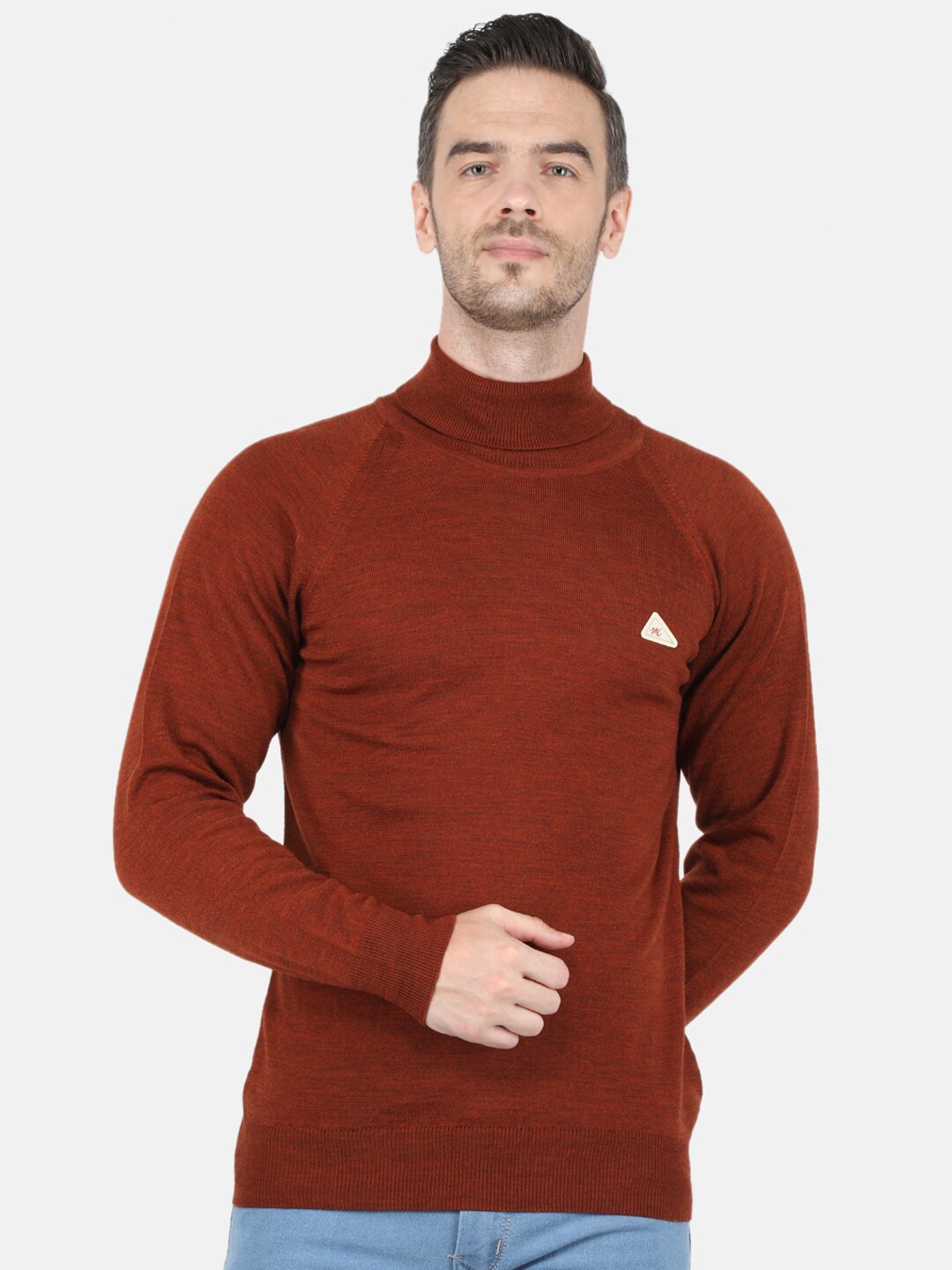 

Monte Carlo Men Brown Wool Pullover