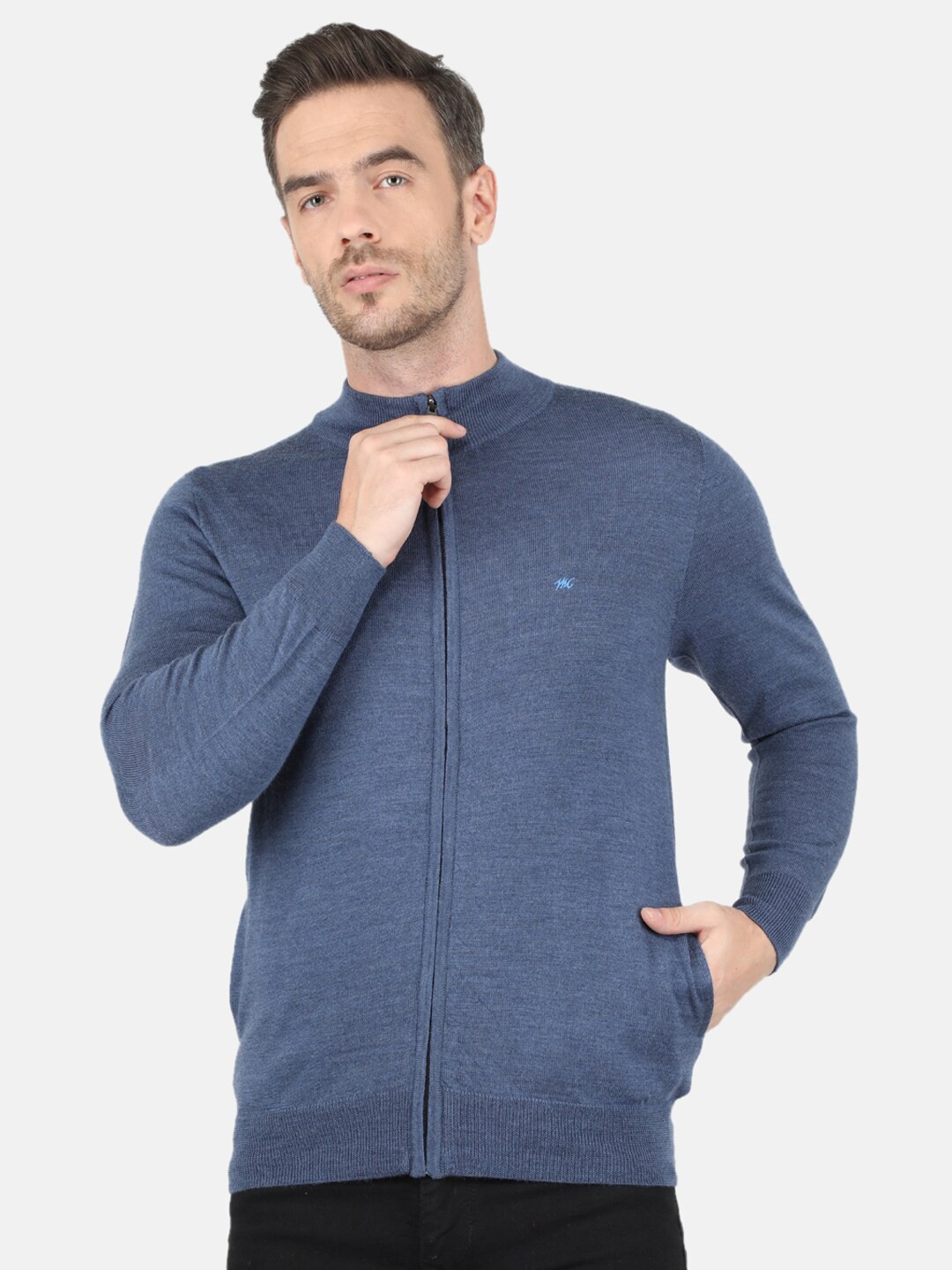 

Monte Carlo Men Blue Cardigan
