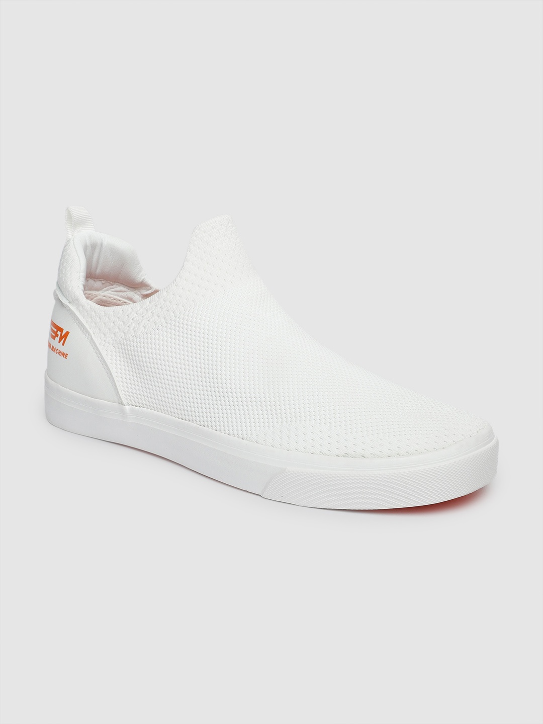 

Flying Machine Men CLAPTONE Textured Slip-On Sneakers, Off white