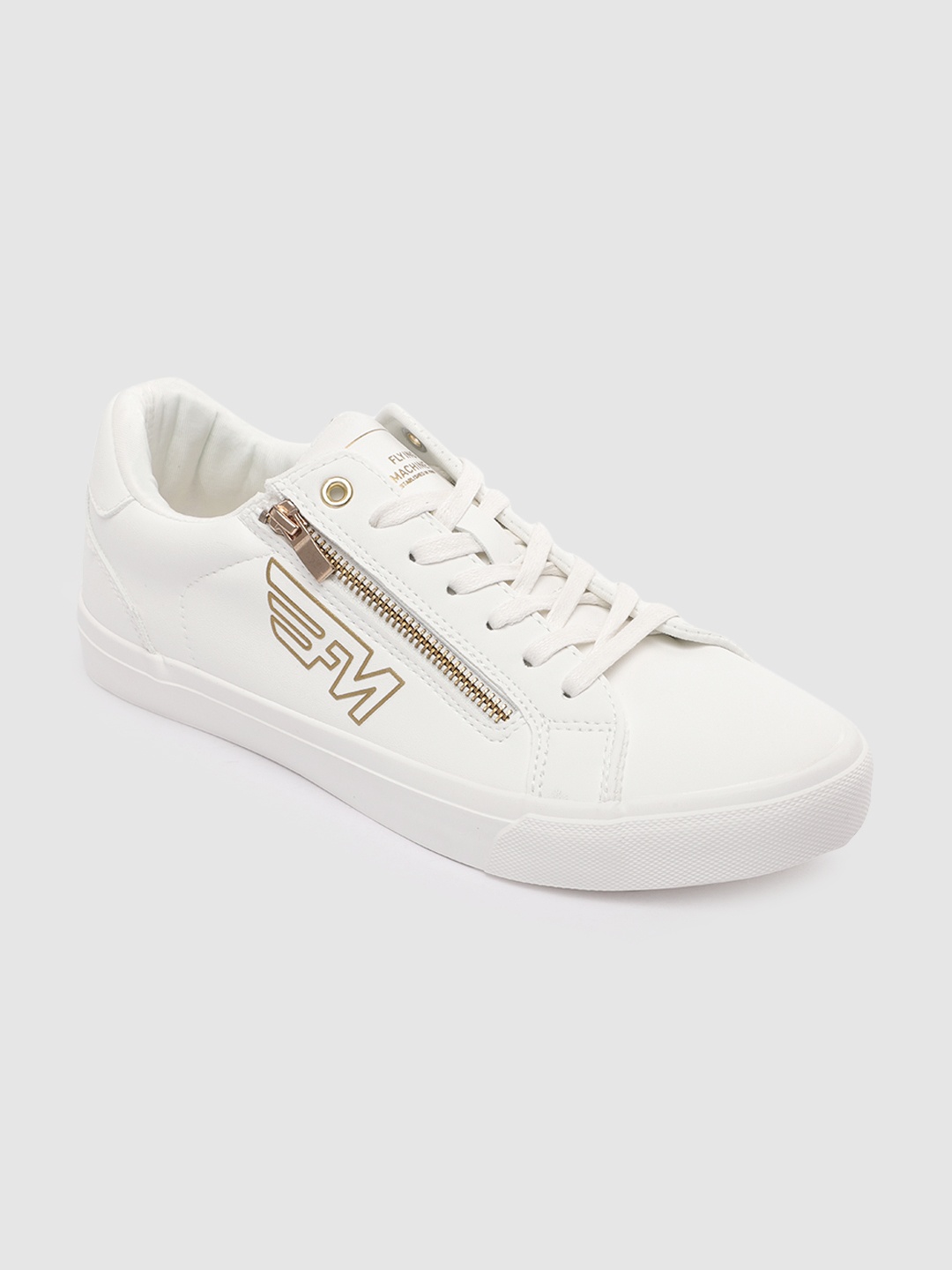 

Flying Machine Men White Sneakers