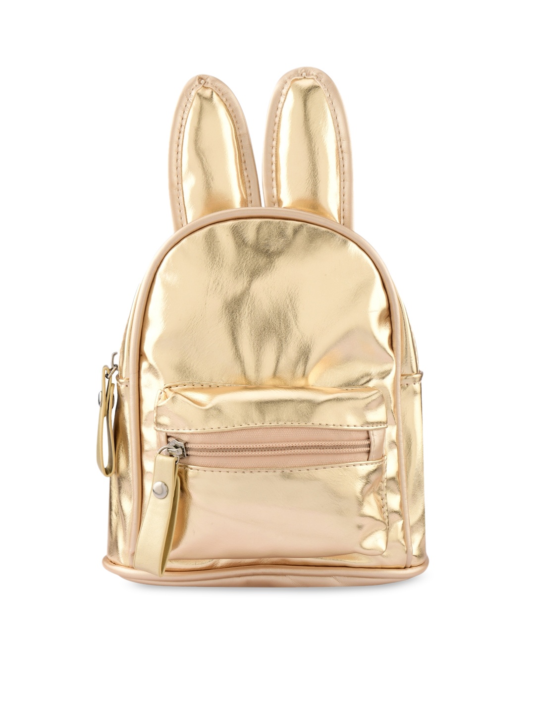 

Kids On Board Kids Golden Metallic 7 inches Backpack, Gold