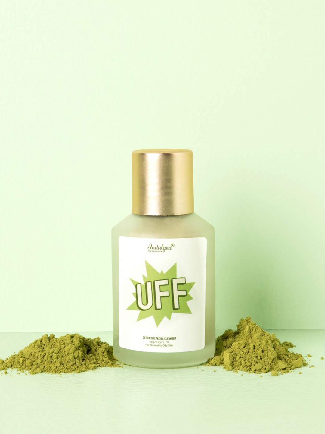 

Indulgeo Essentials UFF Detox Dry Facial Cleanser 60ml, Green