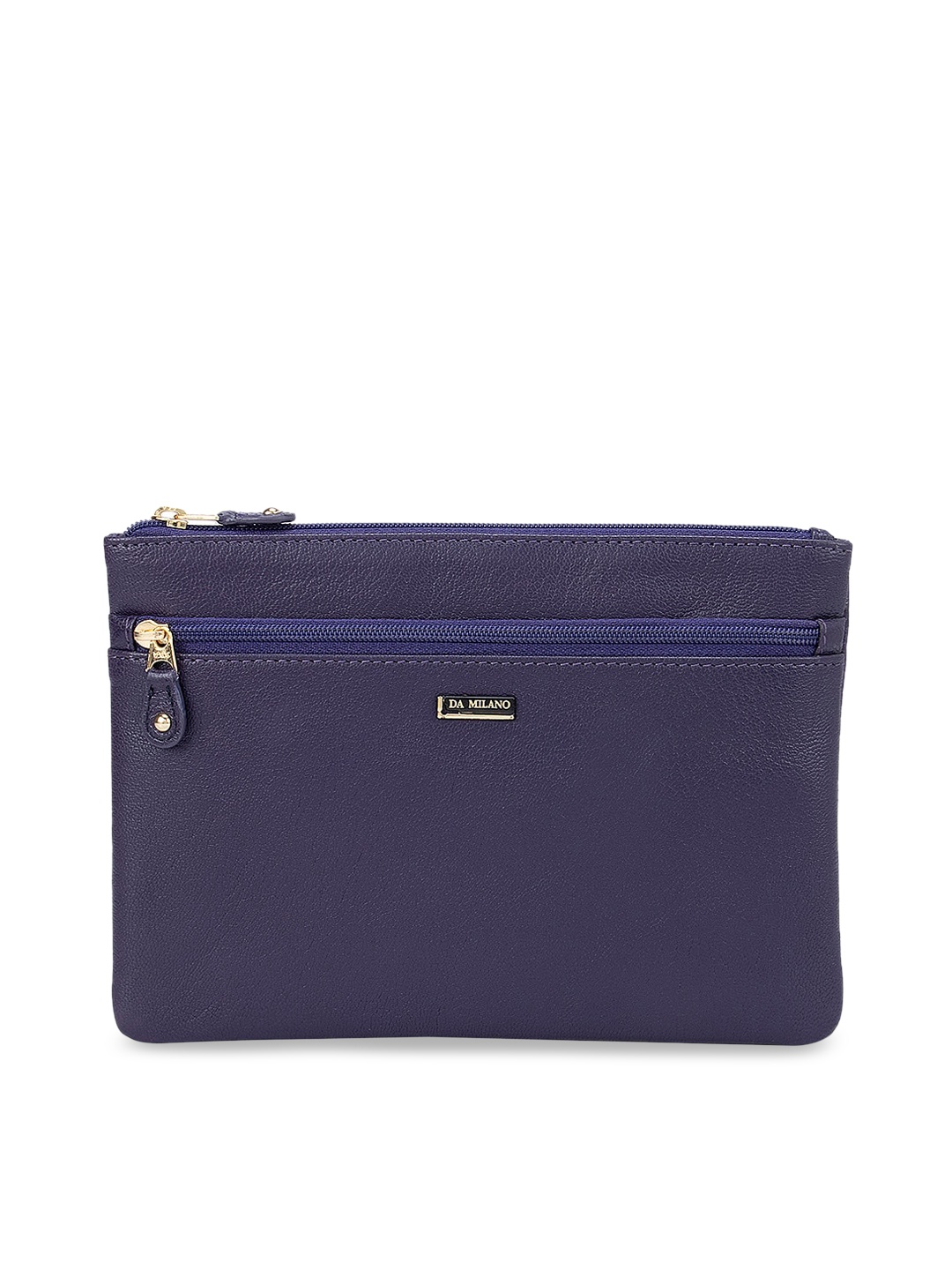 

Da Milano Unisex Purple Solid Travel Pouch
