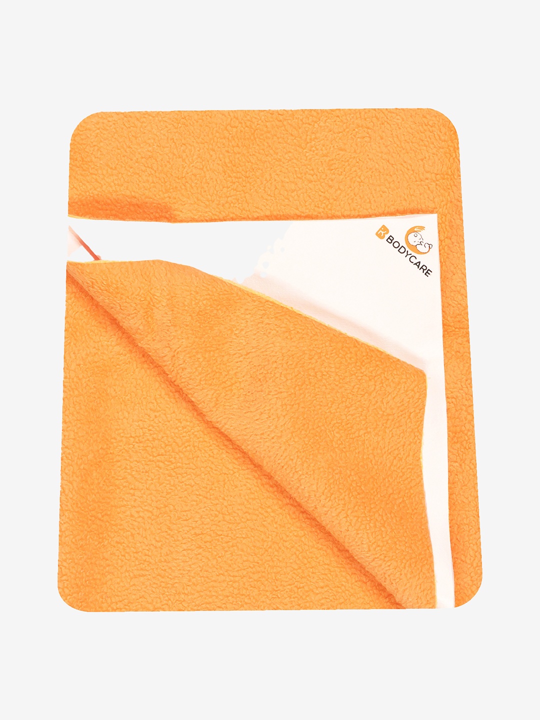 

Bodycare Kids Orange Solid Cotton Mattress Protector