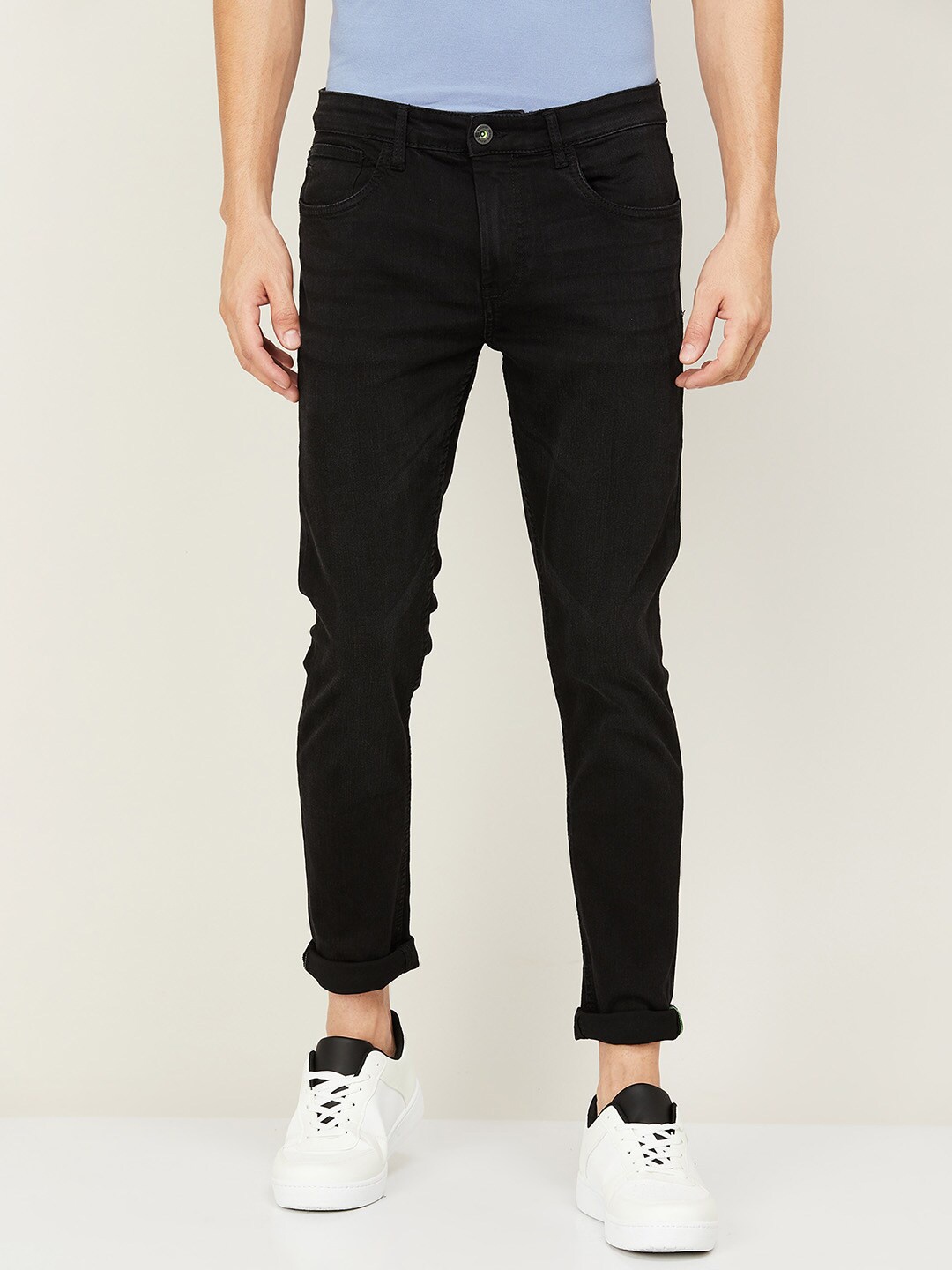 

Bossini Men Black Skinny Fit Jeans