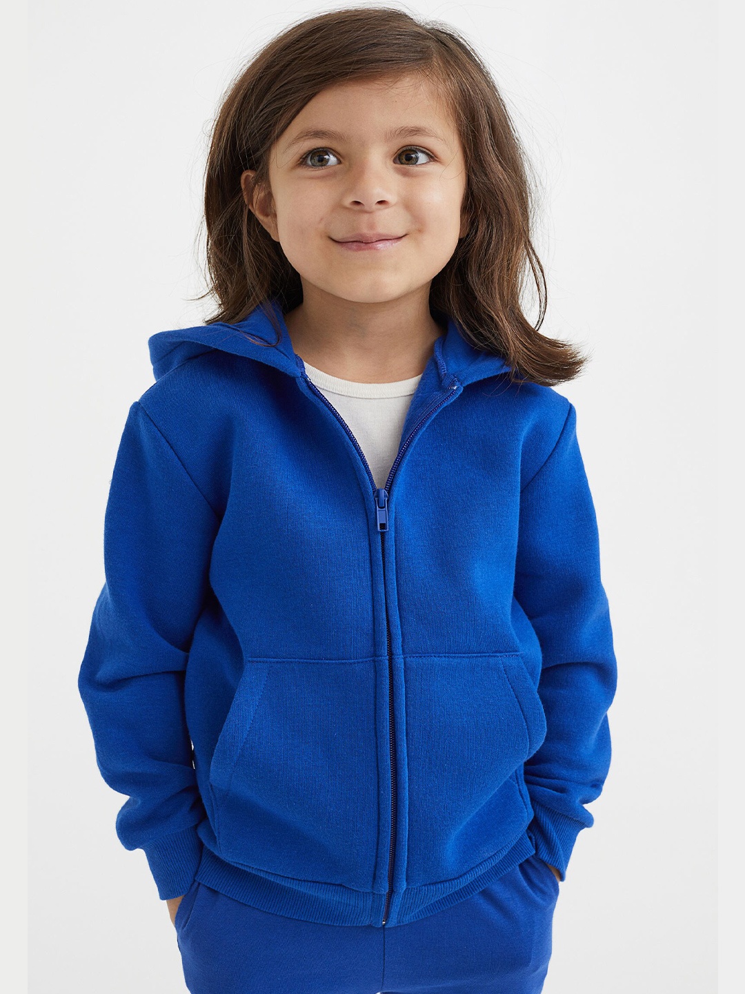 

H&M Boys Blue Zip-Through Hoodie