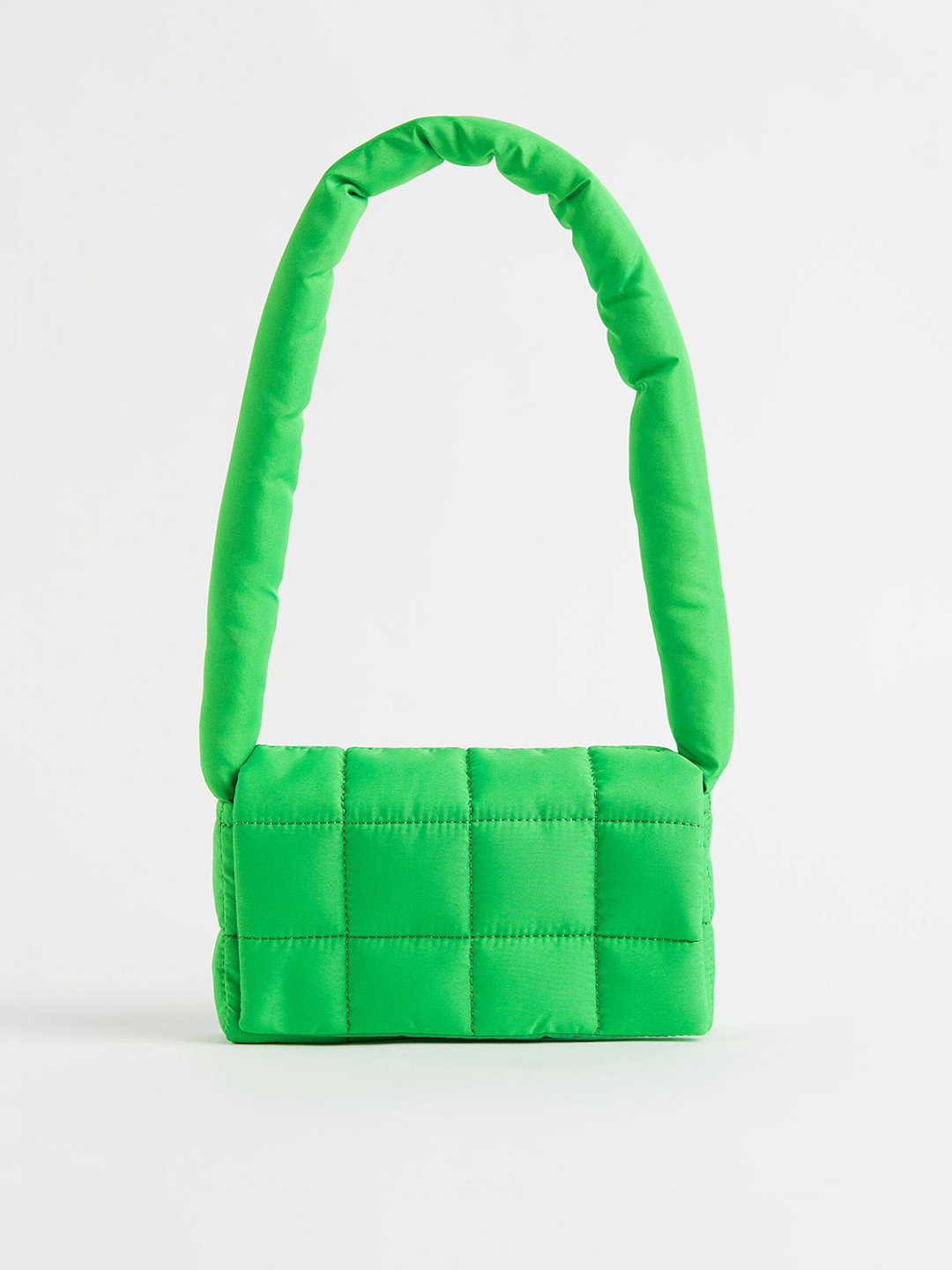 

H&M Women Green Quilted Shoulder Bag