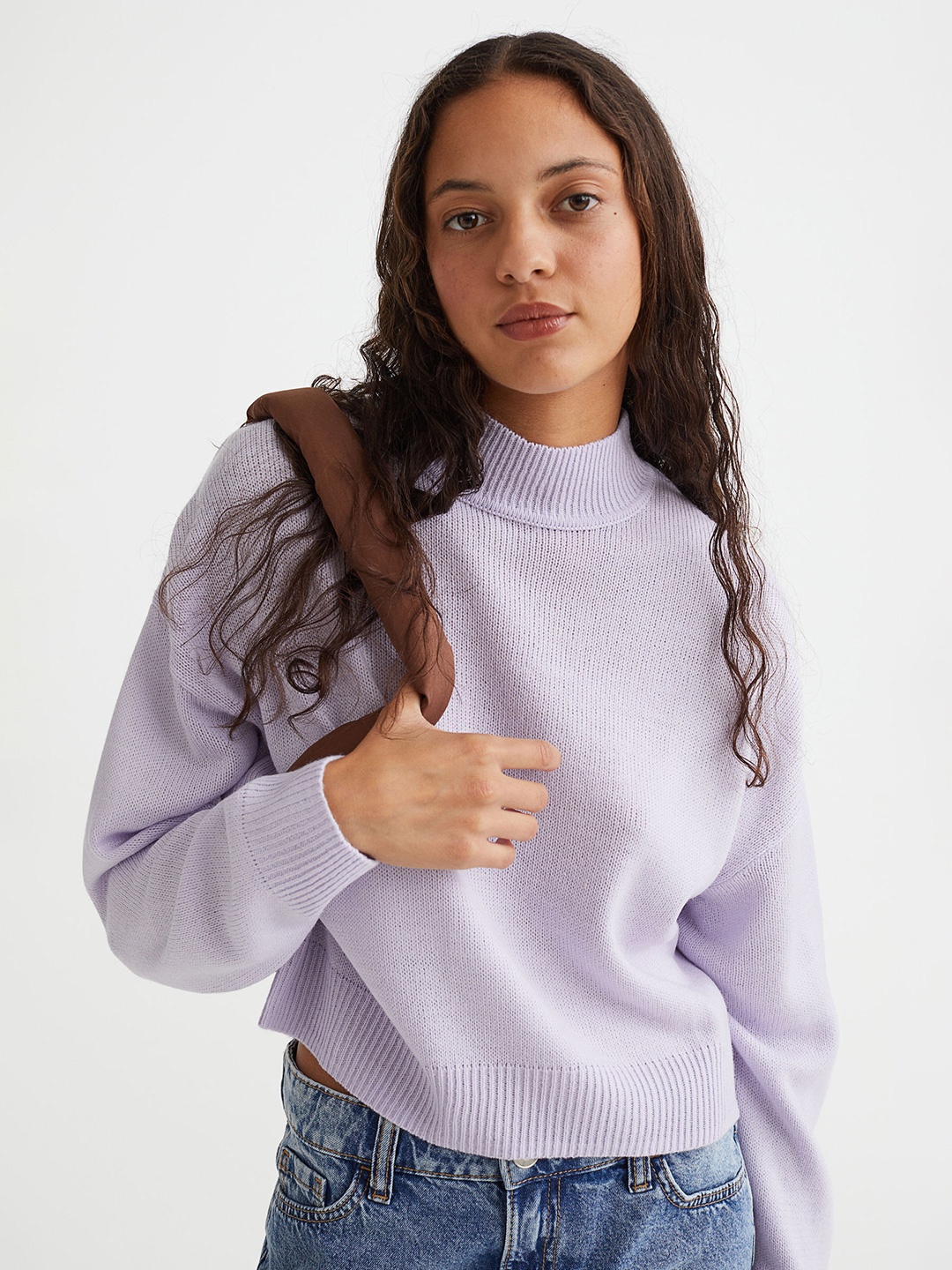 

H&M Women Purple Jumper