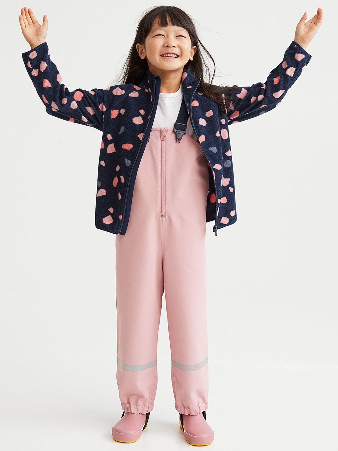 

H&M Girls Blue Fleece Jacket