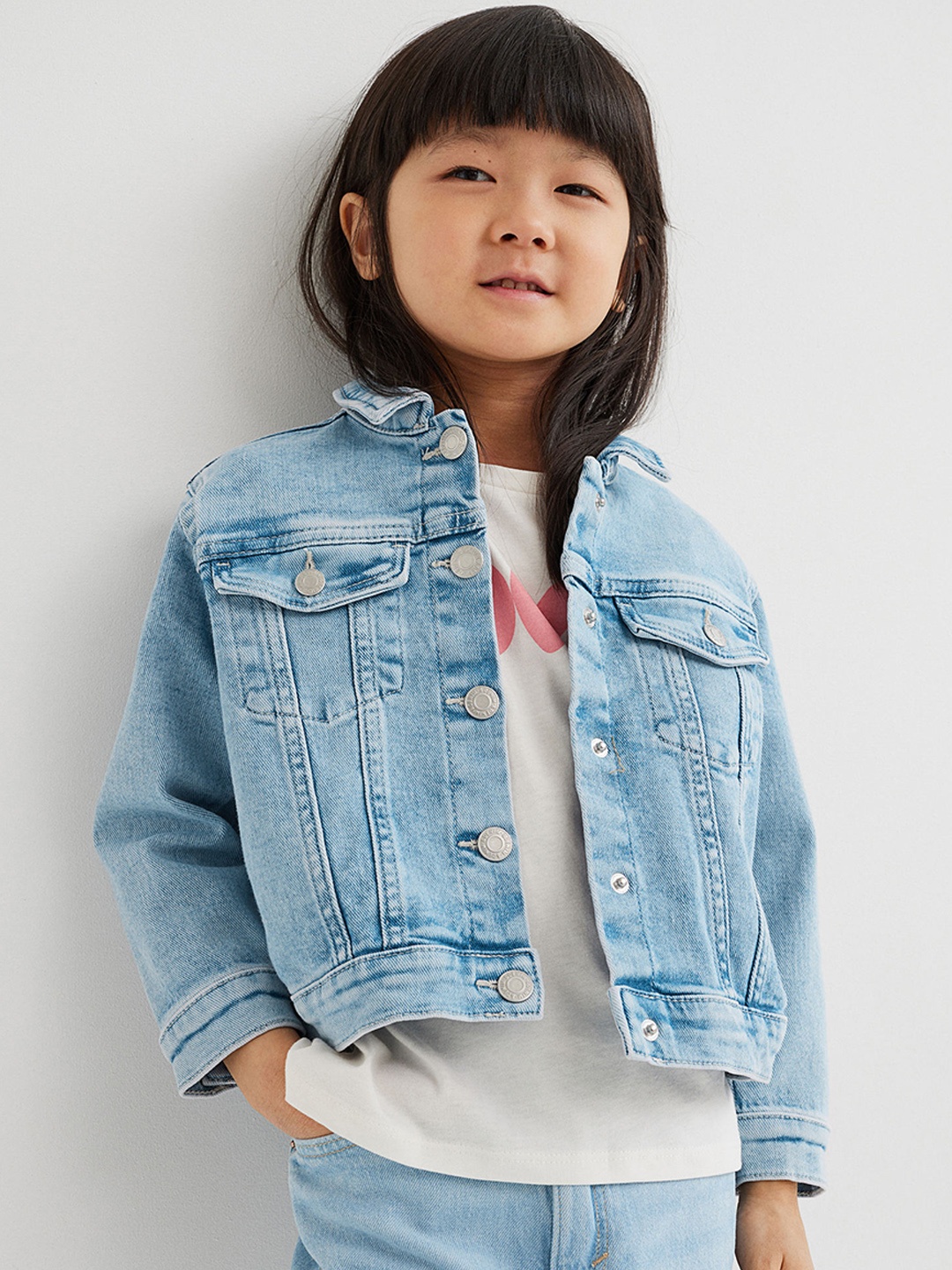 

H&M Girls Blue Denim Jacket