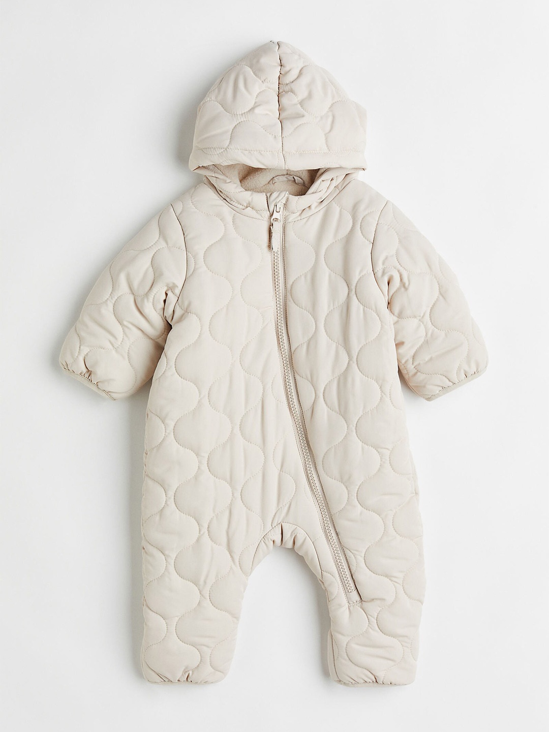 

H&M Boys Beige Padded All-In-One Suit