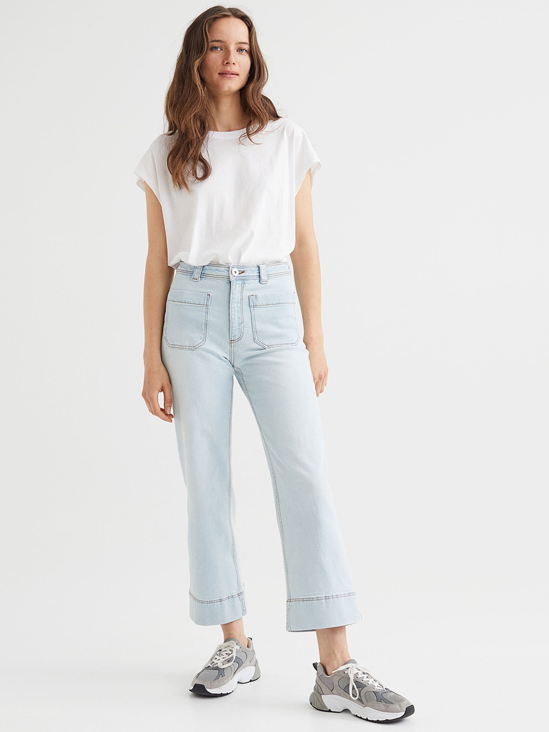 

H&M Women Blue Slim High Jeans