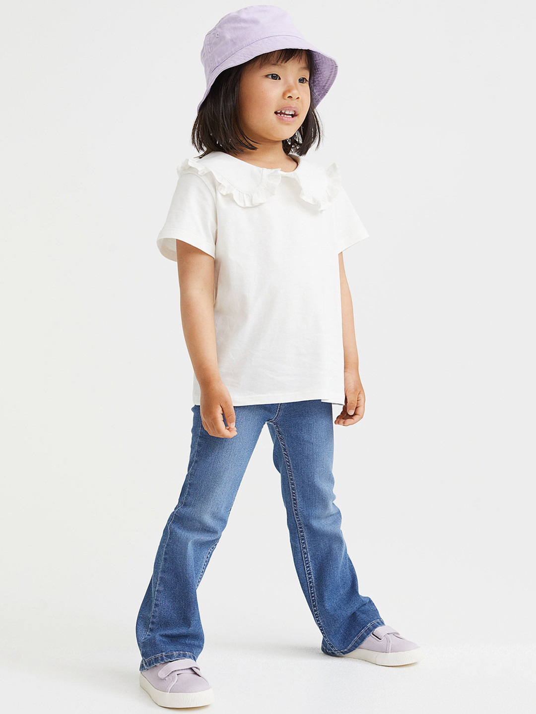 

H&M Girls Blue Superstretch Flare Fit Jeans