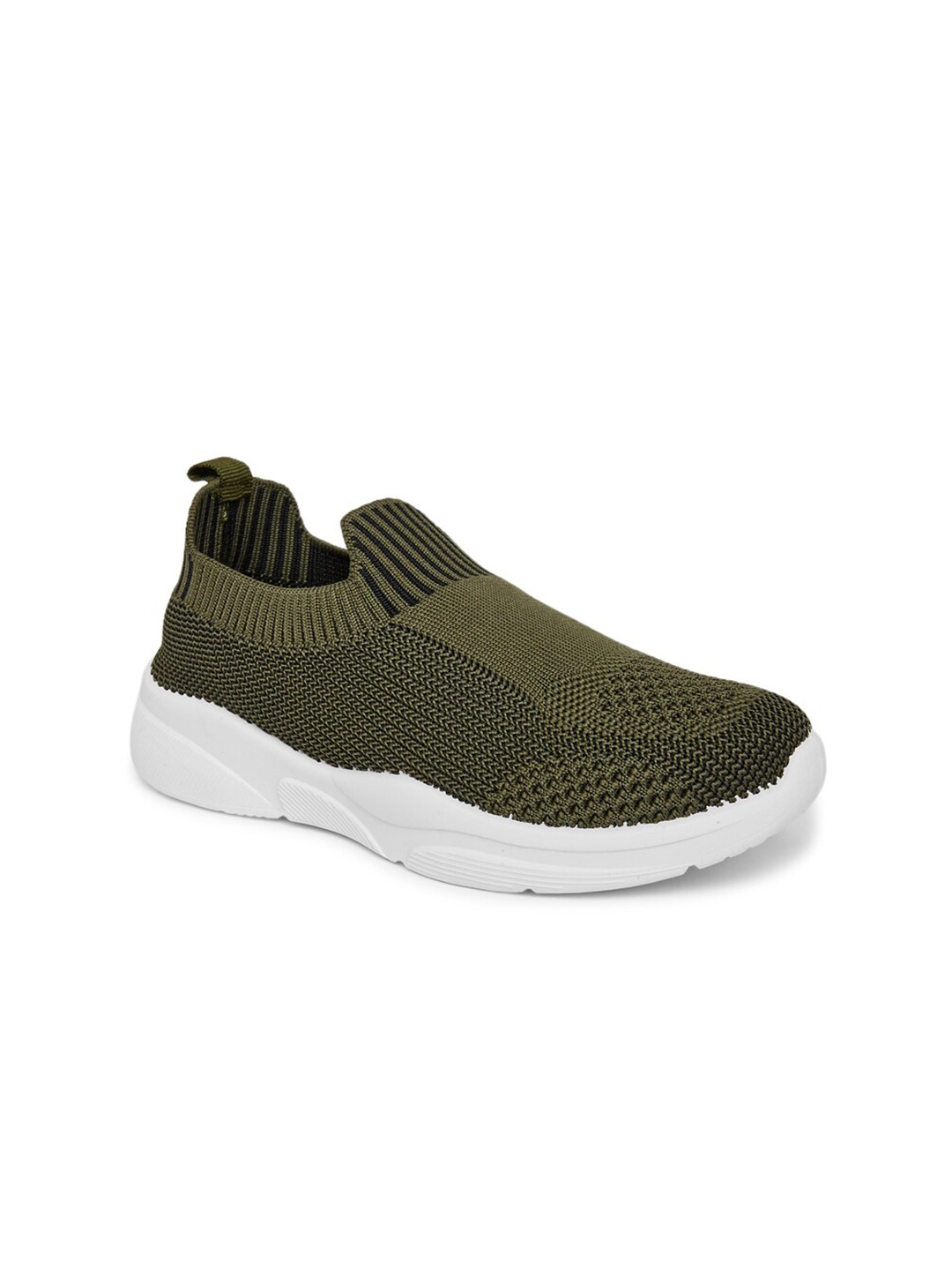 

Pantaloons Junior Boys Olive Green Running Non-Marking Sports Shoes