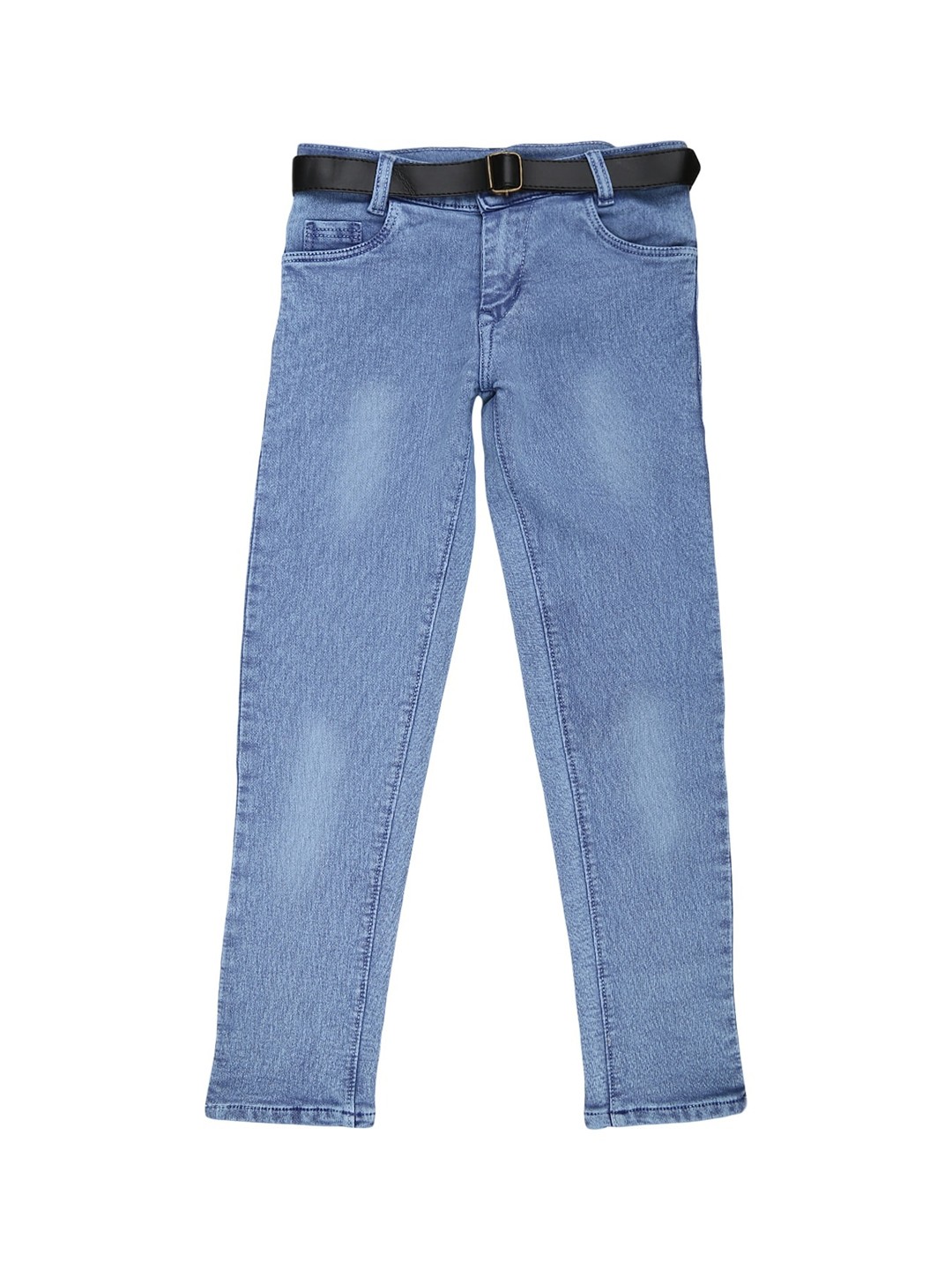 

V-Mart Boys Blue Solid Classic Light Fade Jeans
