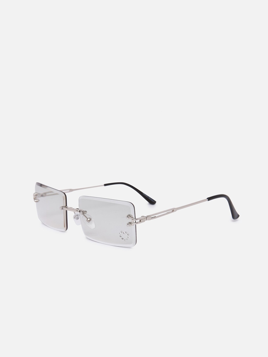 

Vero Moda Women Grey Lens & White Square Sunglasses