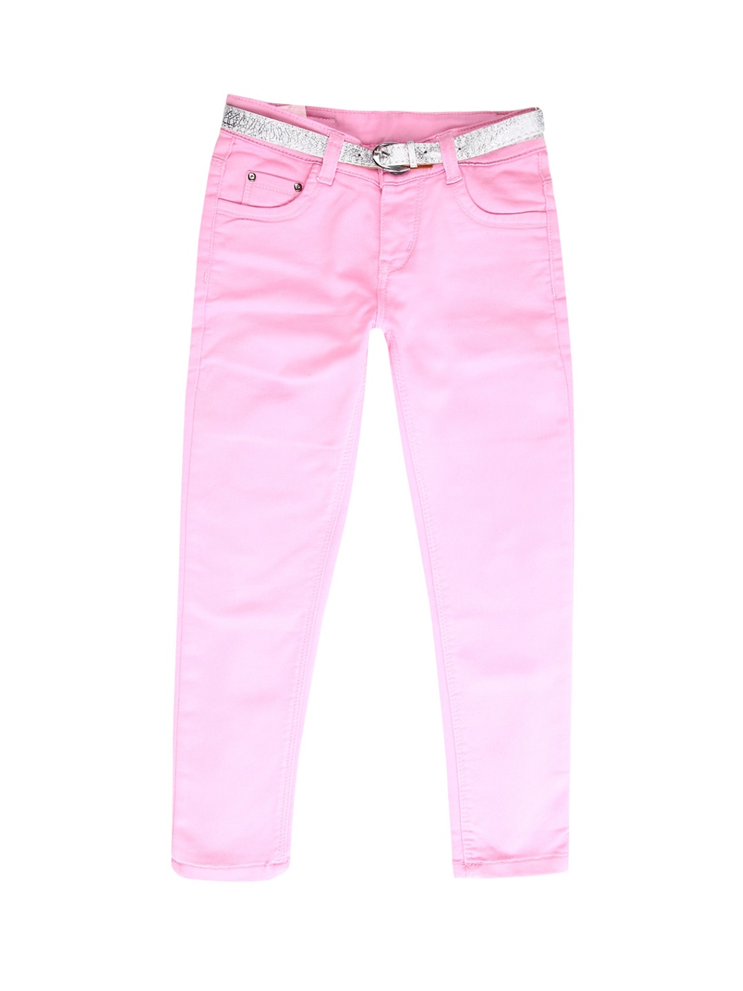 

V-Mart Girls Fuchsia Classic Jeans with Belt