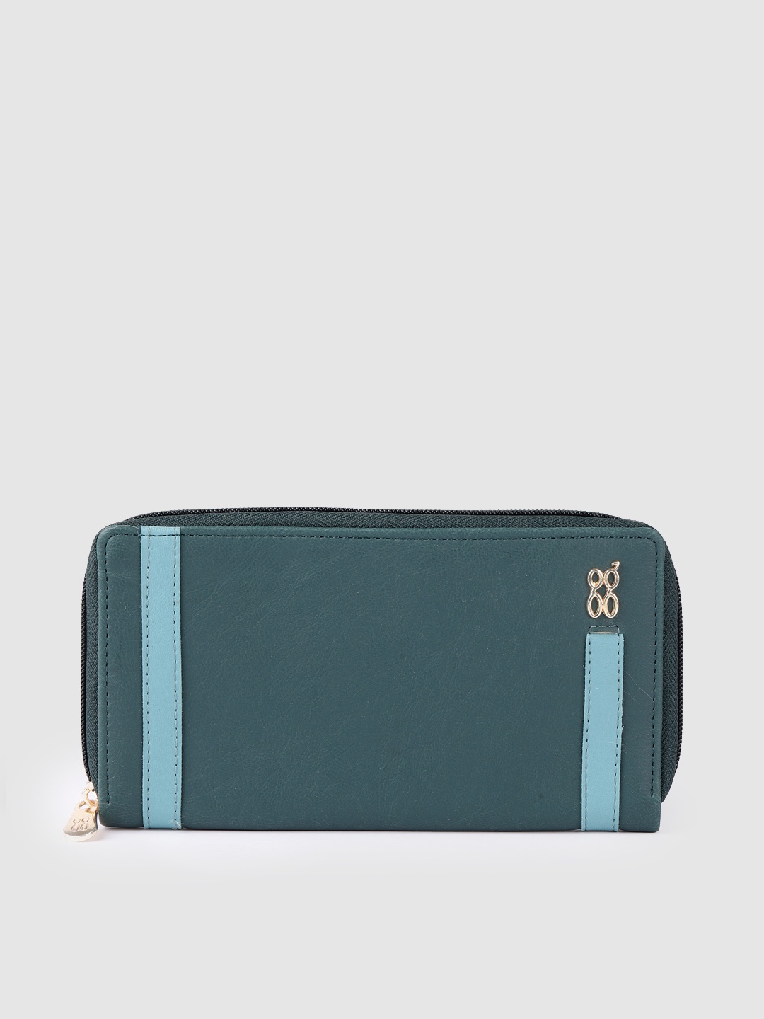 

Baggit Women Teal Green Zip Around Wallet