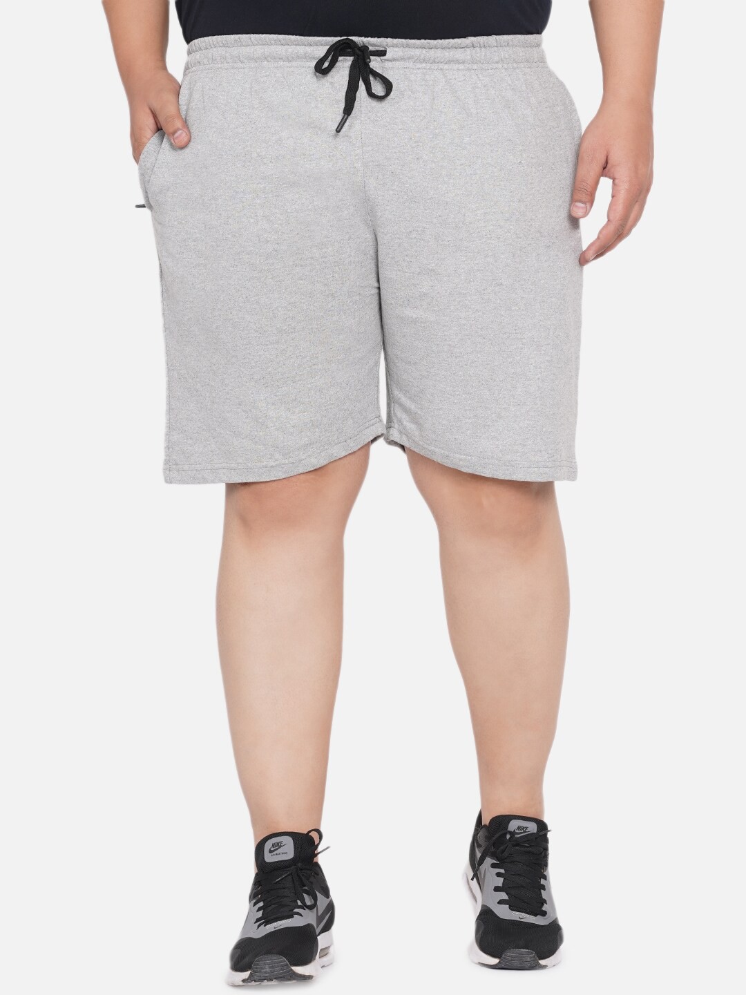 

Santonio Men Plus size Grey Lounge Shorts
