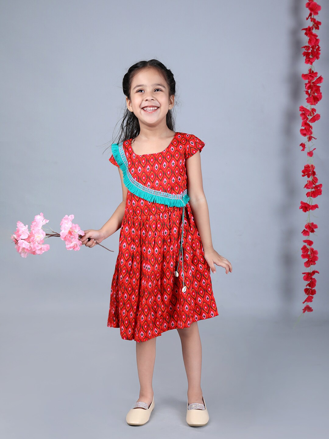 

Beyabella Girl Red Dress