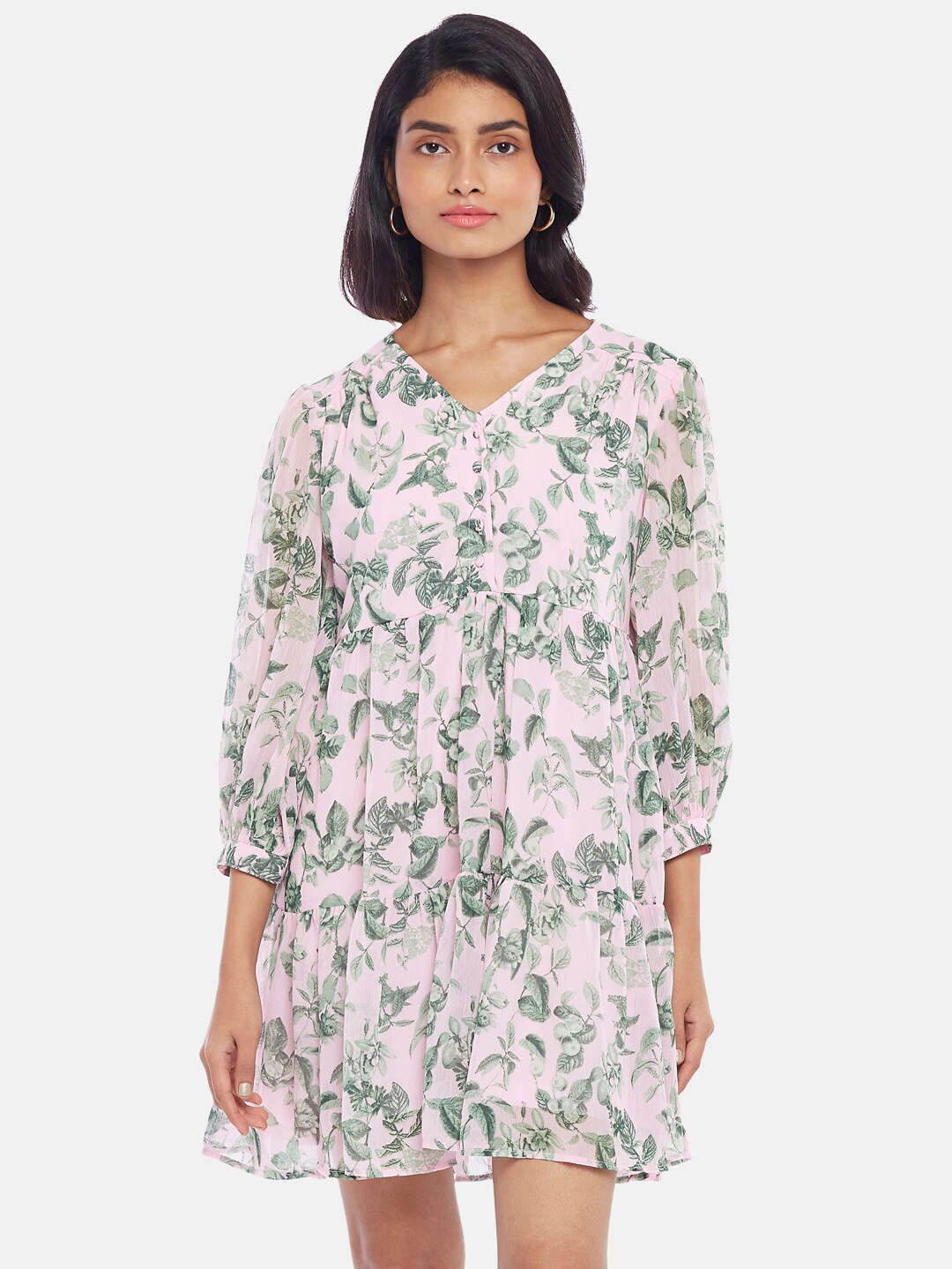

Honey by Pantaloons Pink Floral Dress