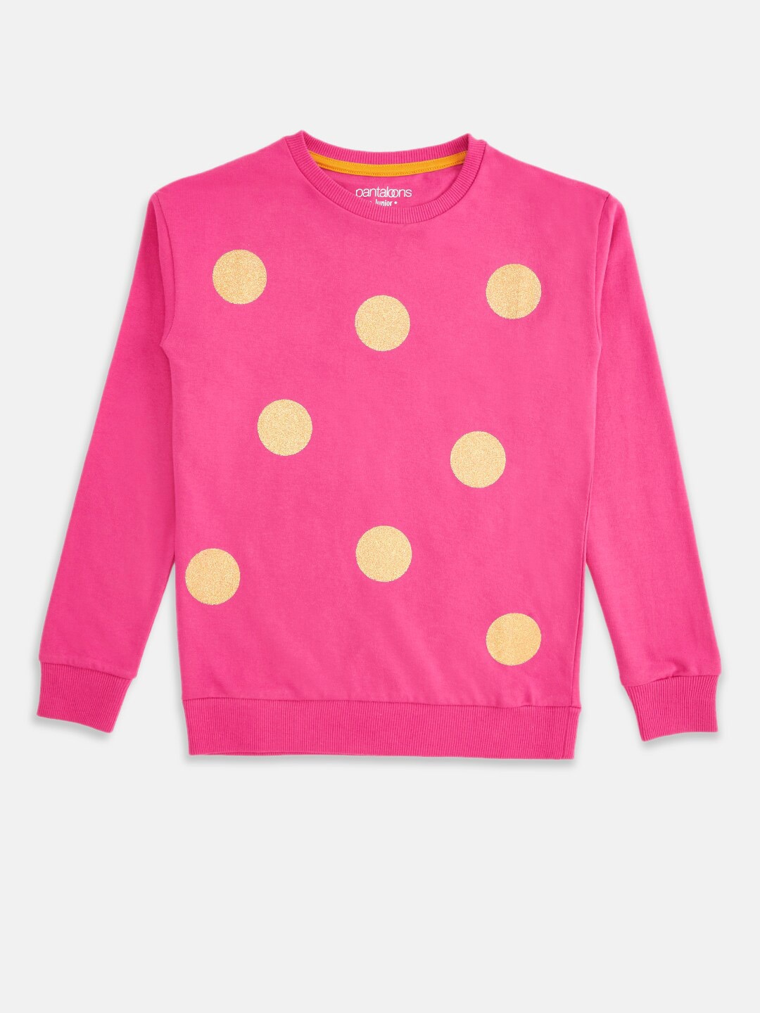 

Pantaloons Junior Girls Fuchsia Printed Sweatshirt