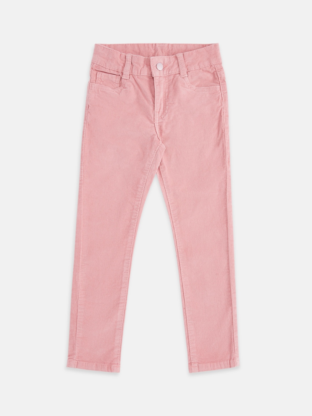 

Pantaloons Junior Girls Pink Cotton Trousers