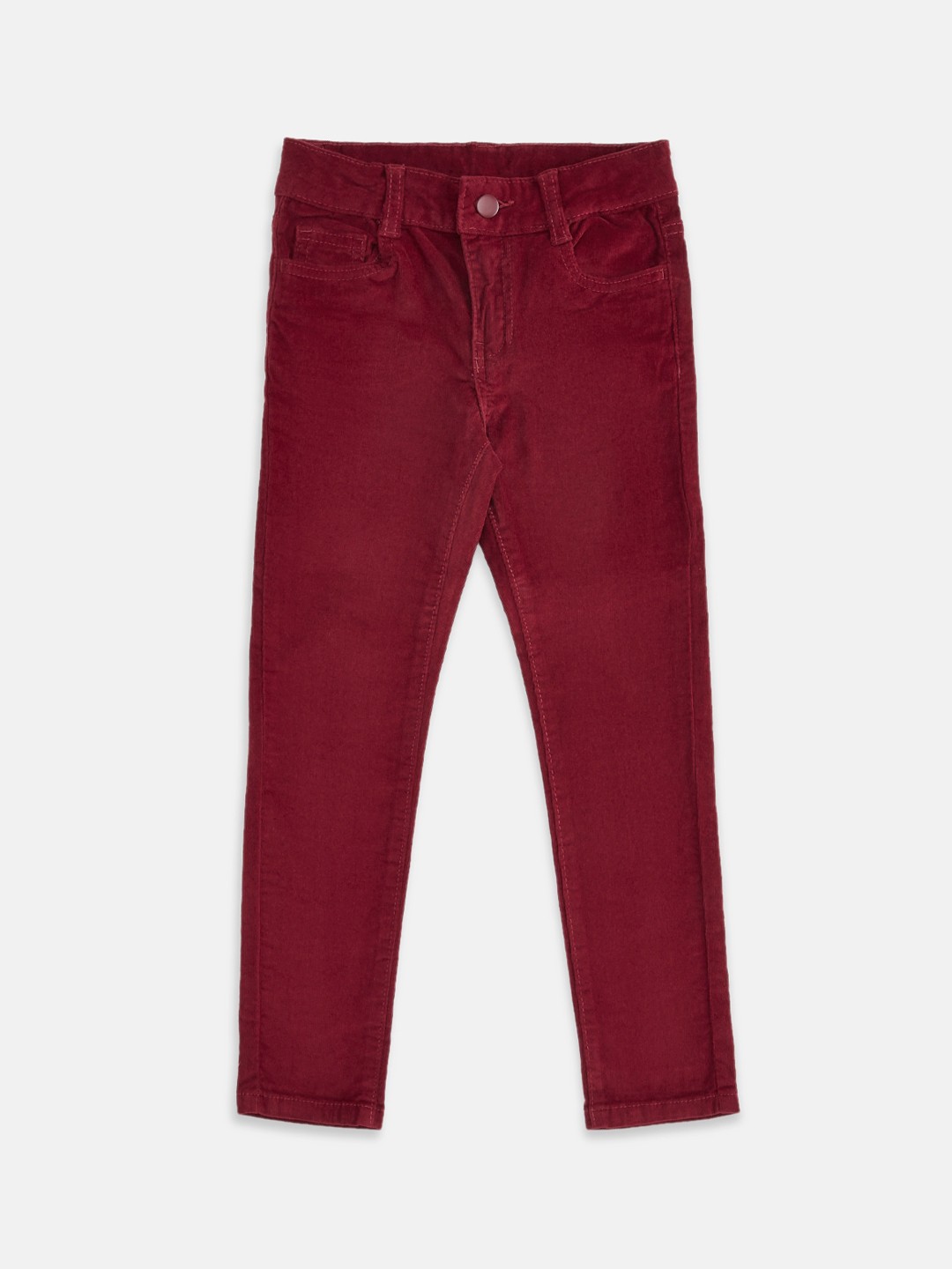 

Pantaloons Junior Girls Maroon Trousers