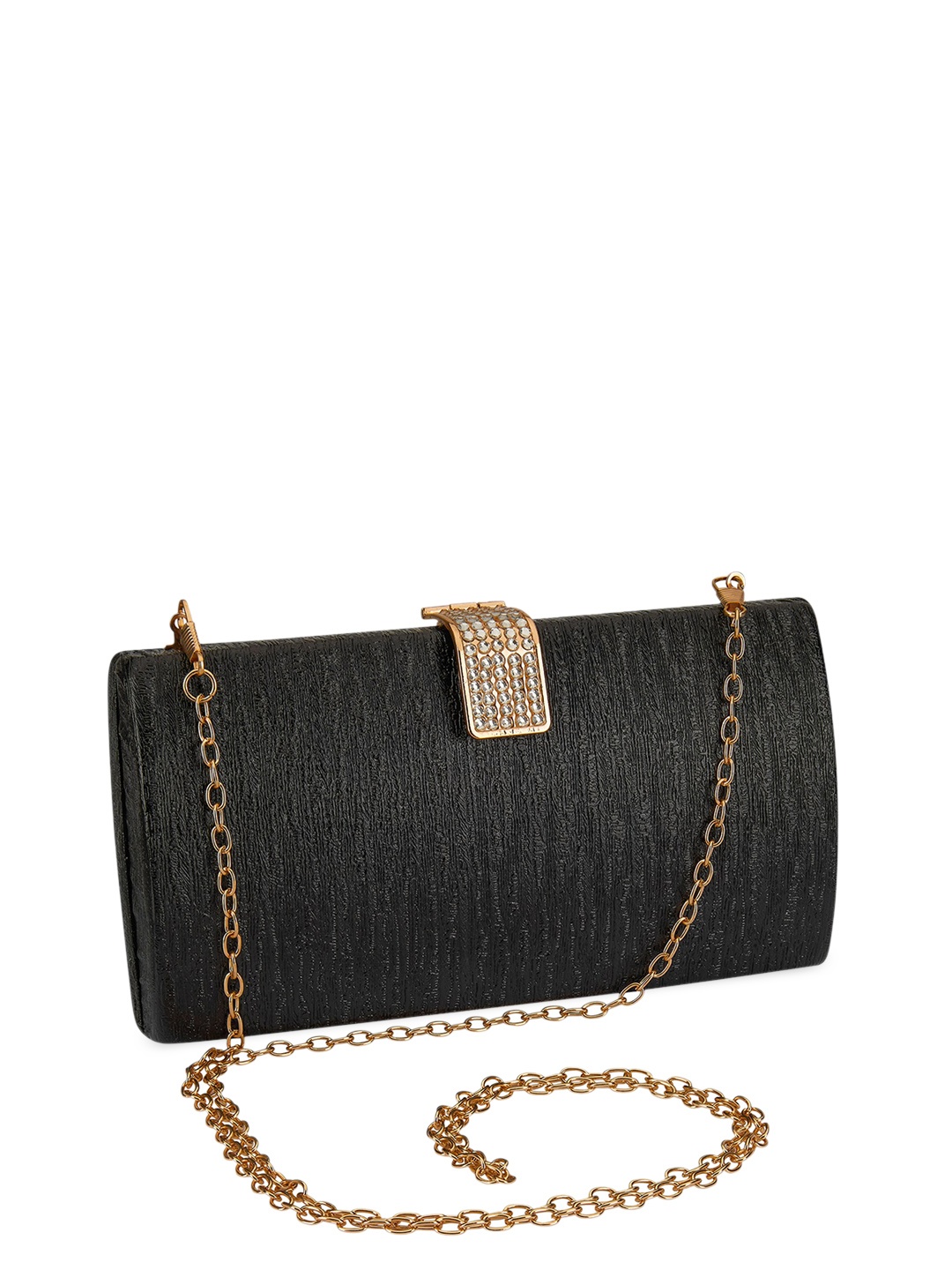 

EMMA SMITH Women Wedding Western Black Clutches
