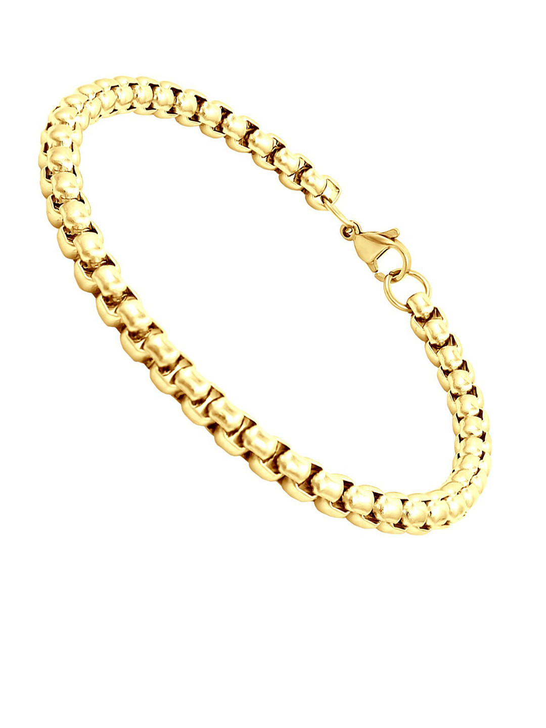 

NAKABH Men Gold-Toned Gold-Plated Link Bracelet