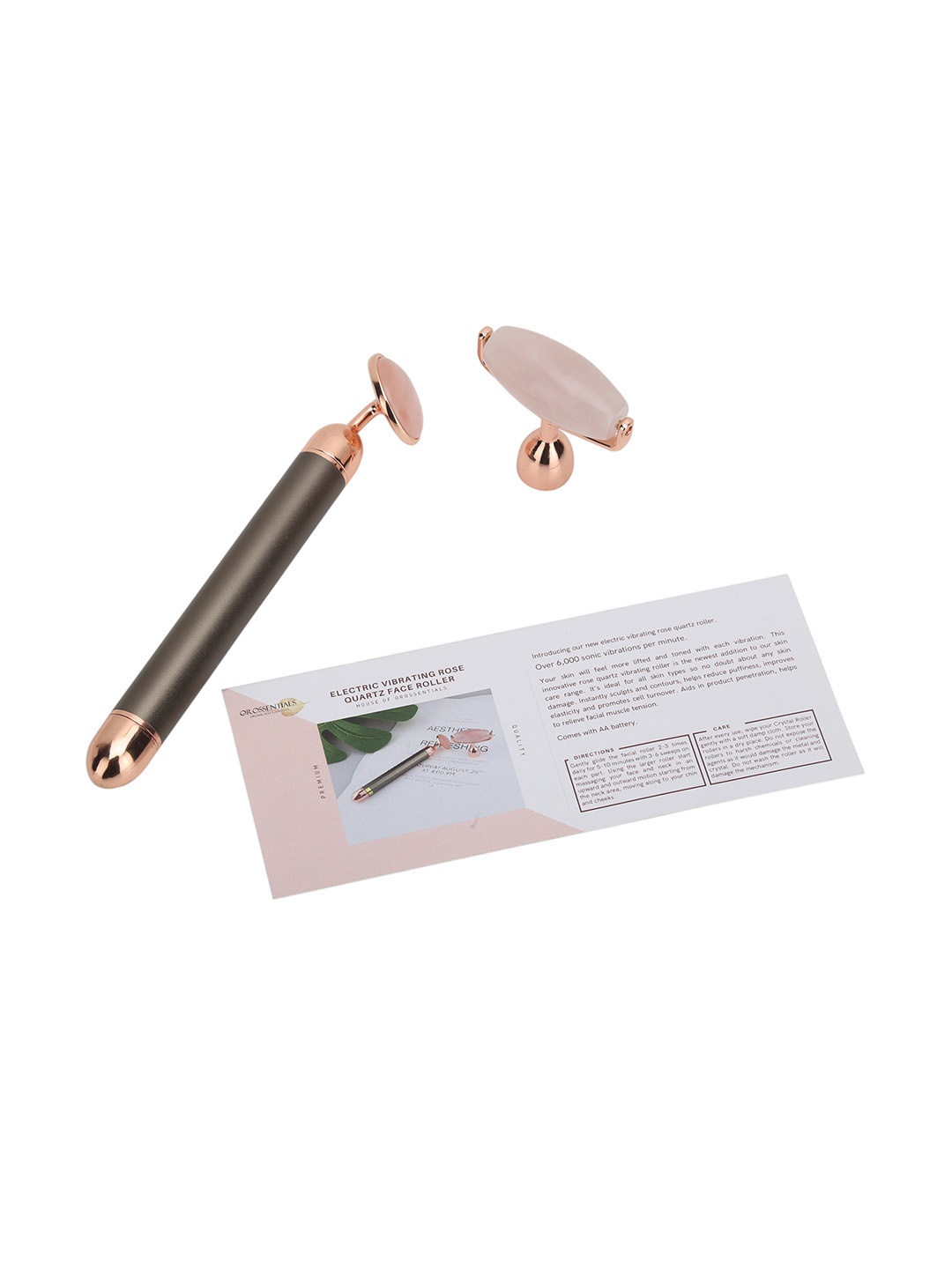 

OROSSENTIALS Green Electric Vibrating Face Roller