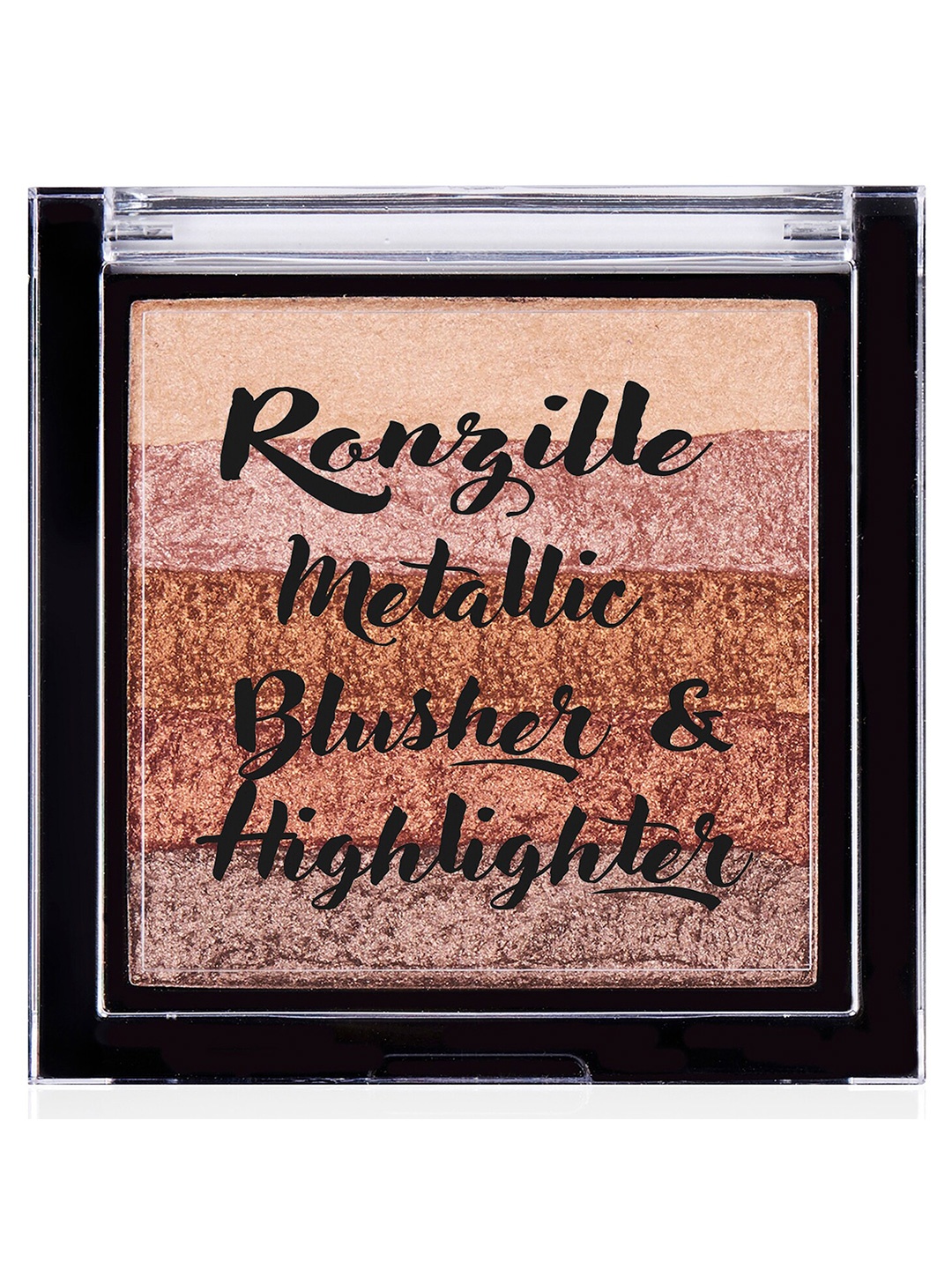 

Ronzille Square Baked Highlighter and Blush-01, Assorted