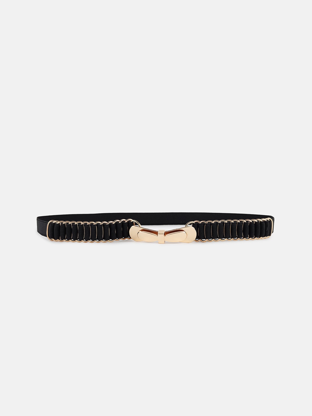 

Kazo Women Black Embellished PU Belt