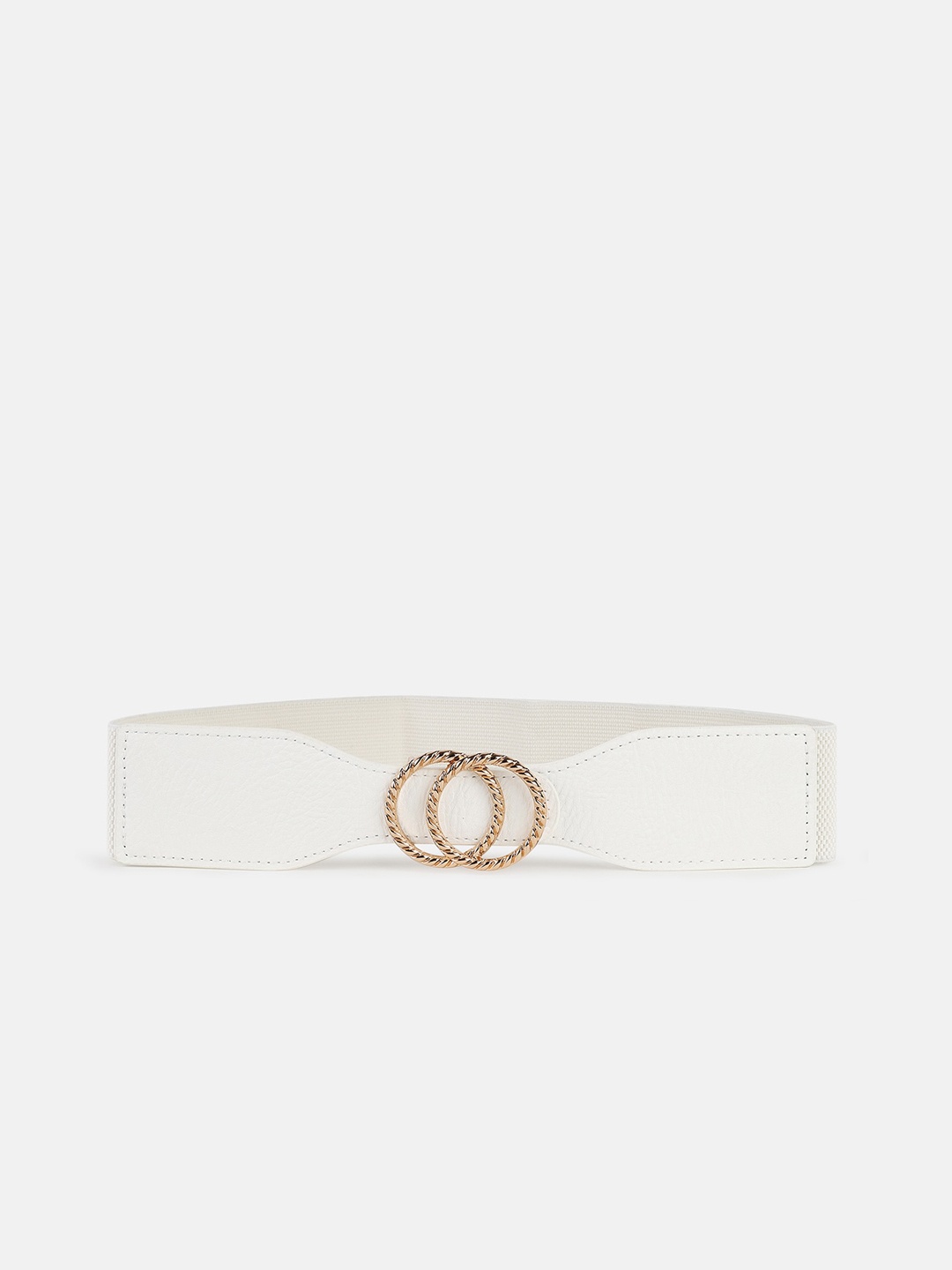 

Kazo Women White Solid Belt