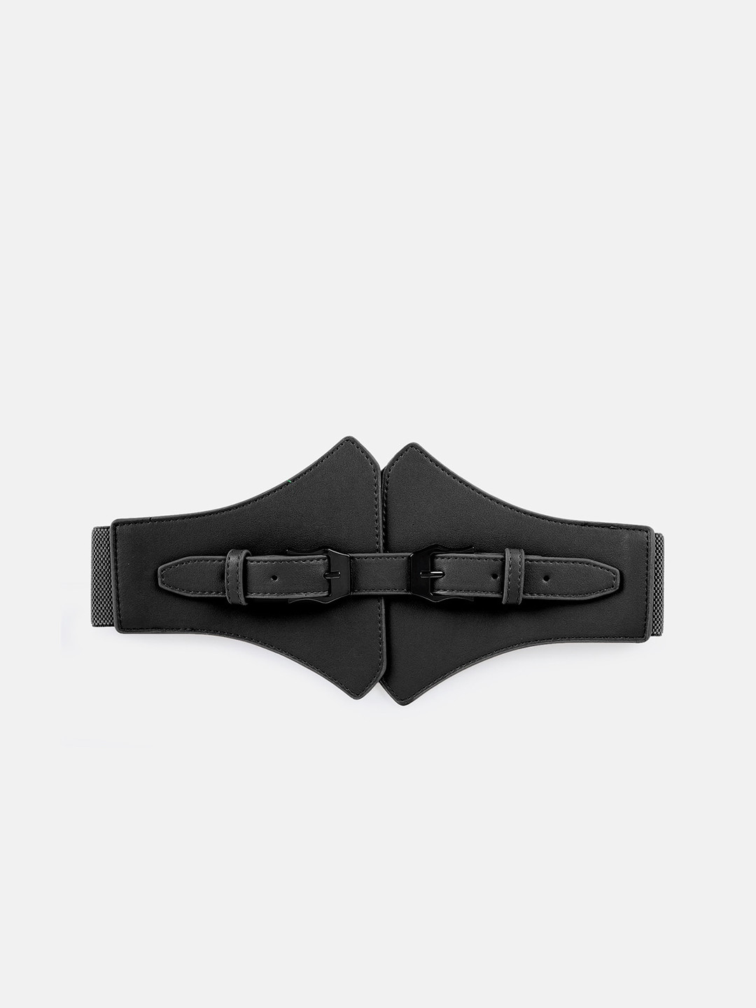 

Kazo Women Black PU Solid Belt