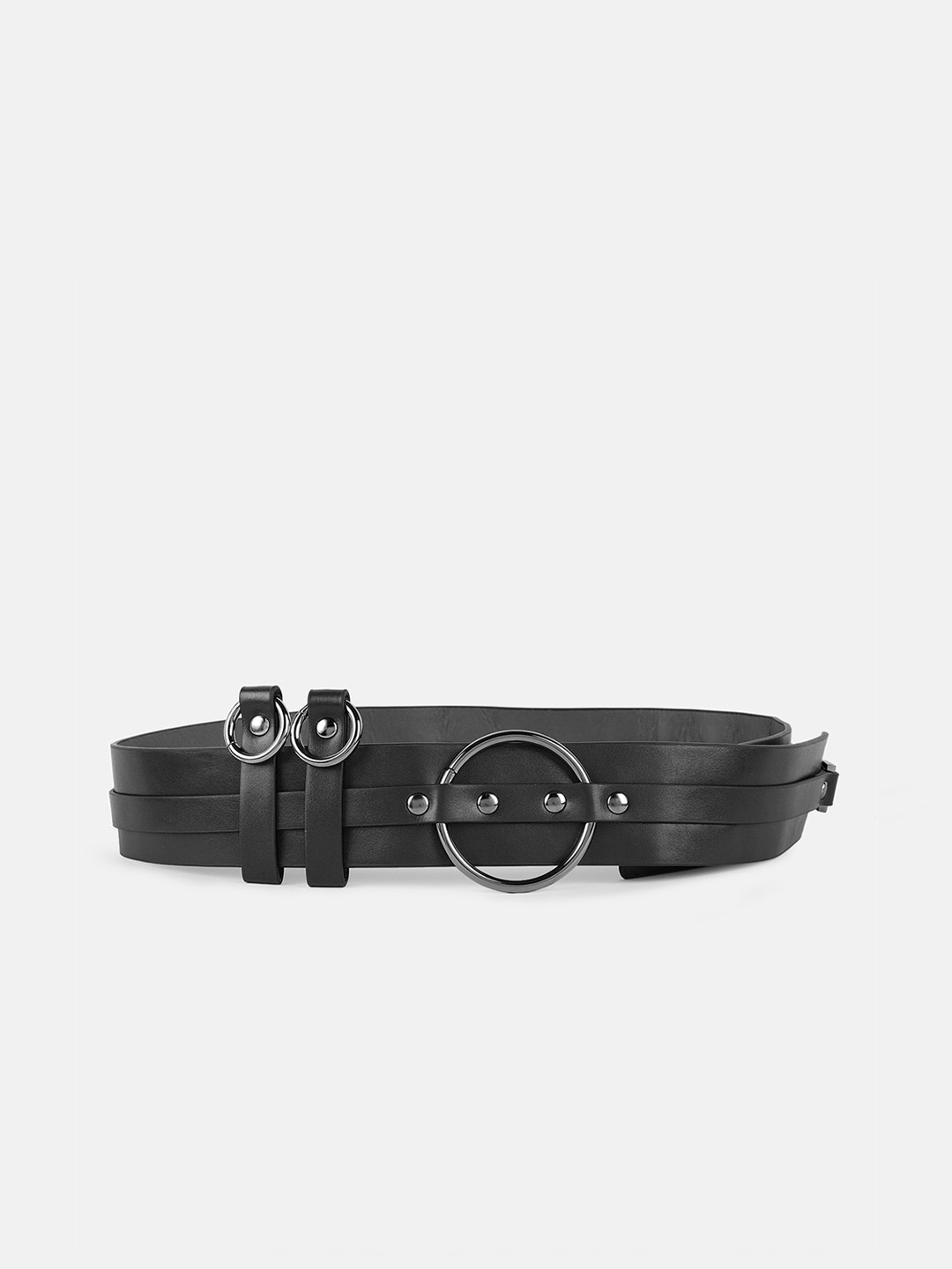 

Kazo Women Black PU Belt