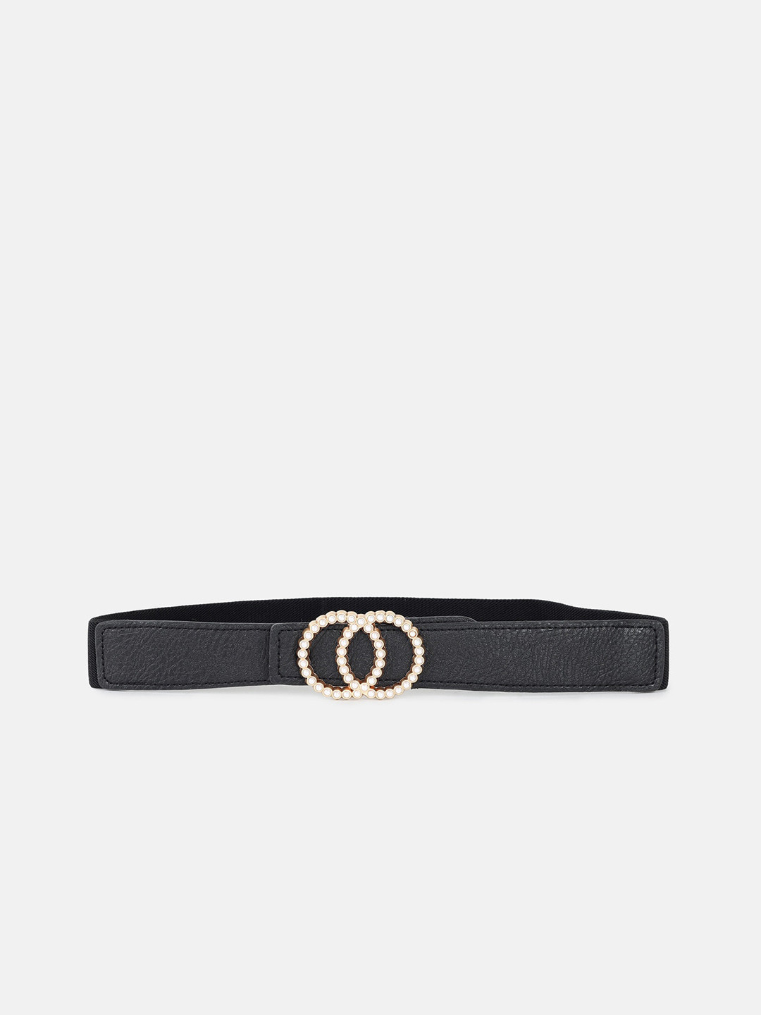 

Kazo Women Black Solid PU Belts