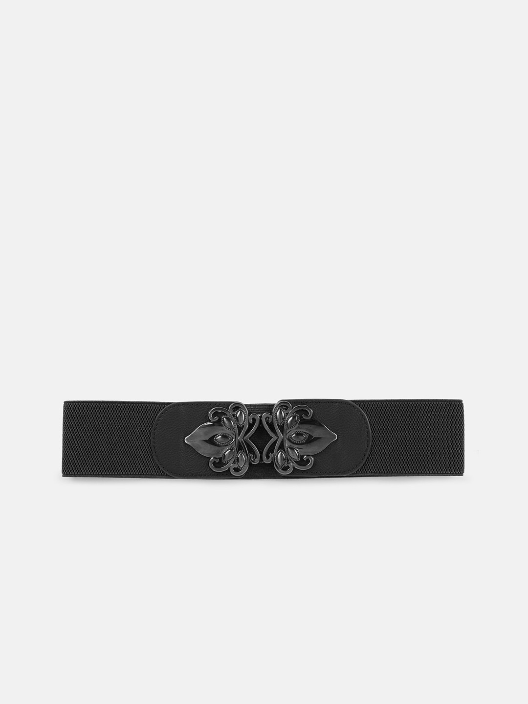 

Kazo Women Black Embellished PU Belt