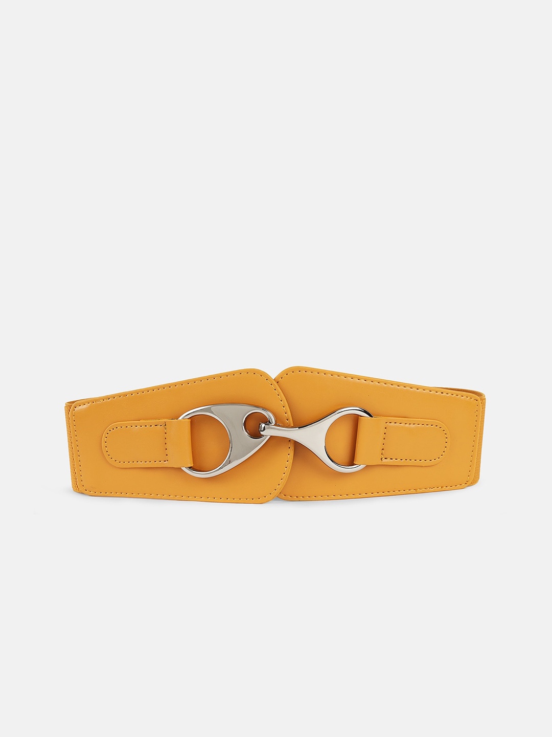 

Kazo Women Yellow PU Casual Belt