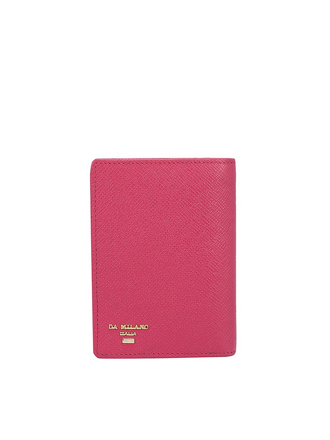 

Da Milano Women Pink Textured Leather Two Fold Wallet