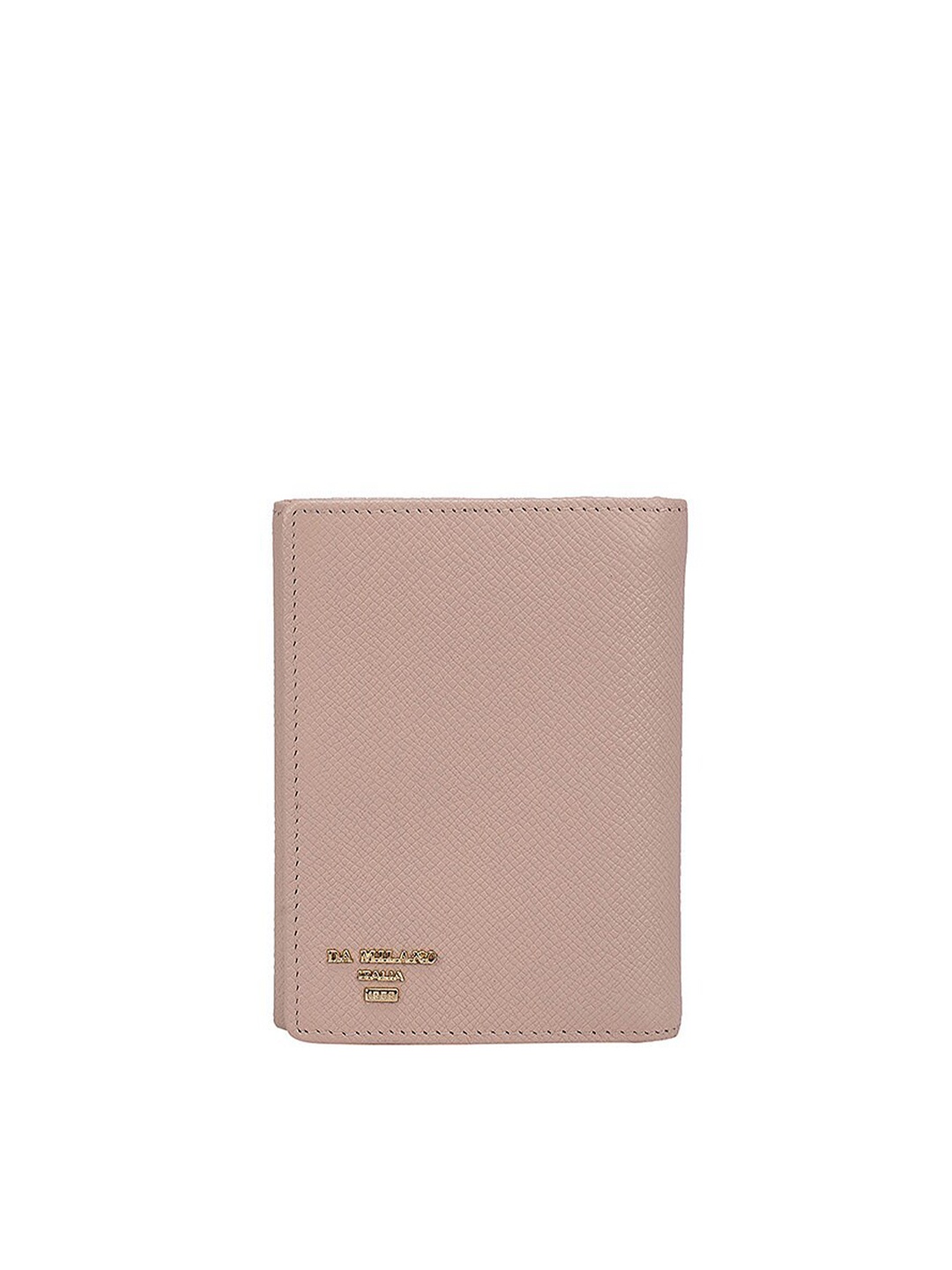 

Da Milano Women Pink Textured Leather Two Fold Wallet