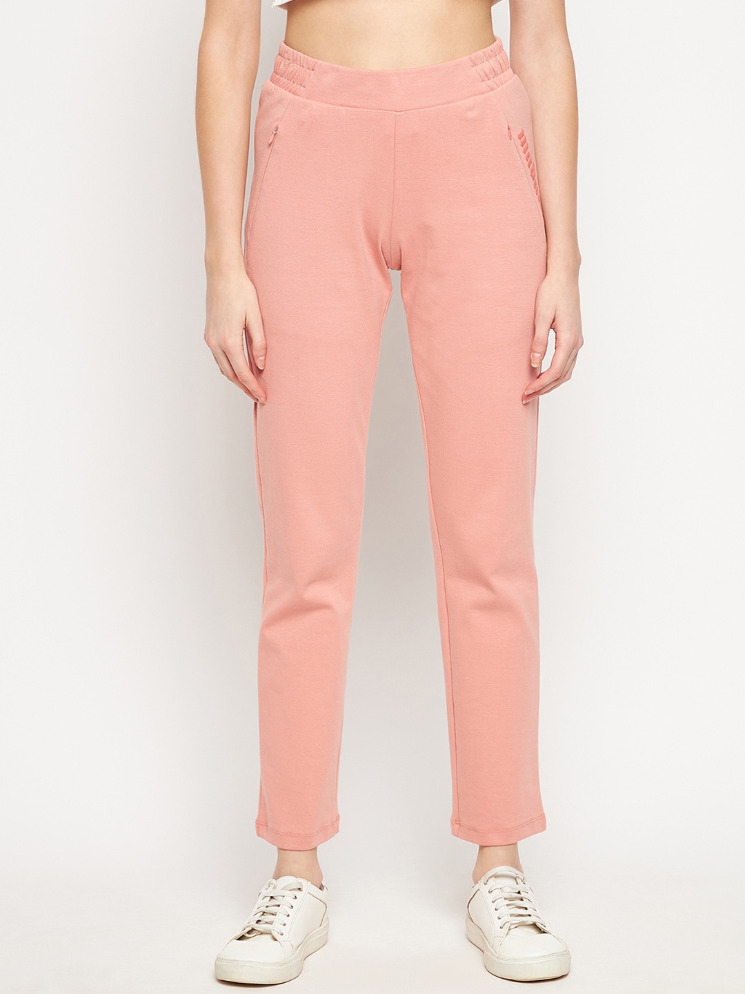 

MADAME M SECRET Women Pink Solid Track Pants